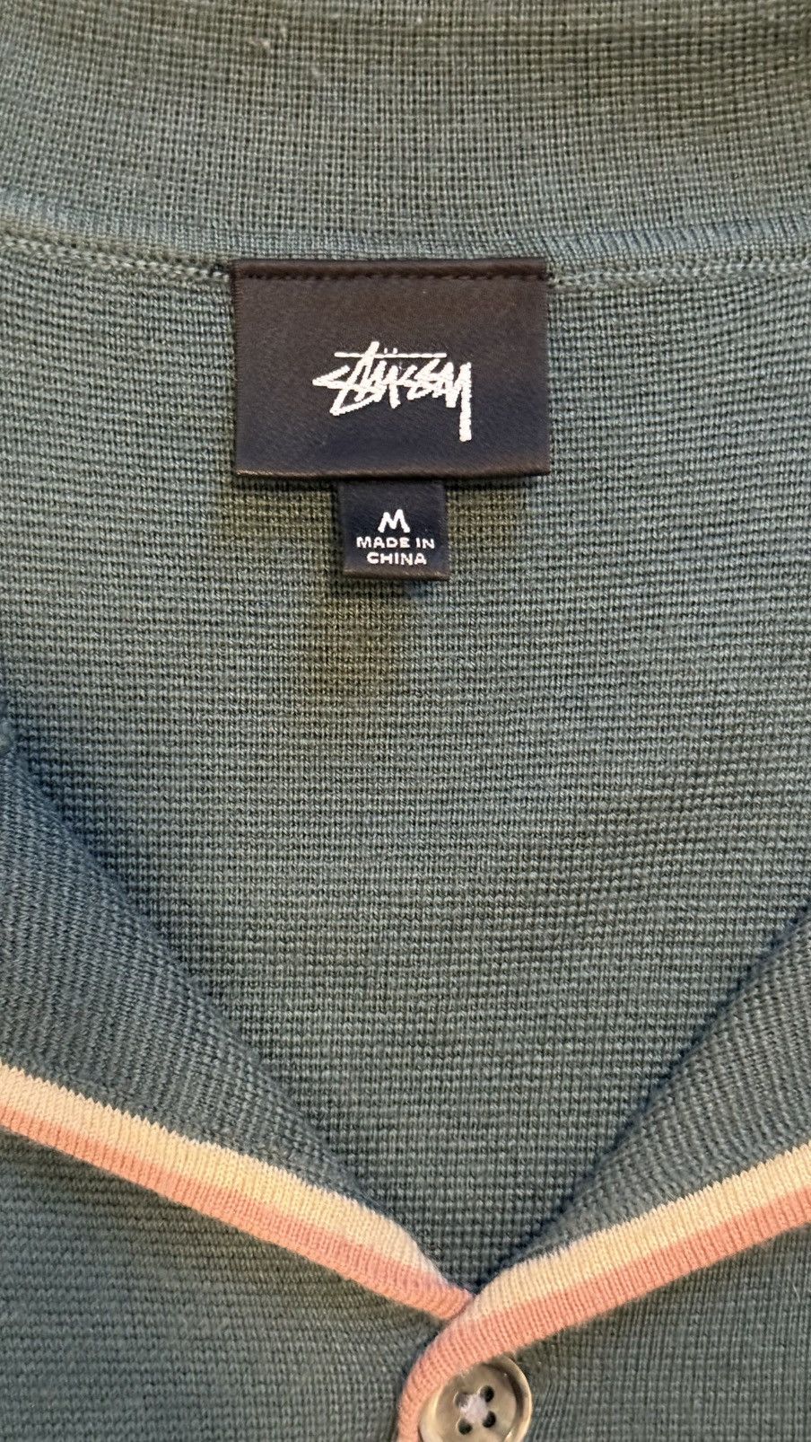 Stussy Stussy Pique Polo Size US M / EU 48-50 / 2 - 2 Thumbnail