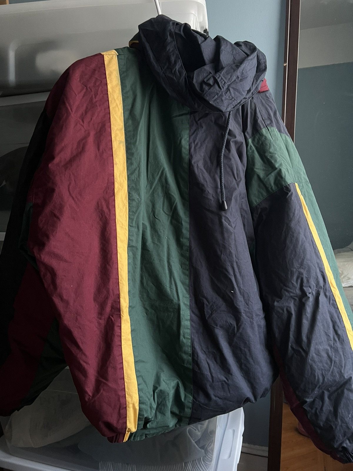 Shops Vintage Nautica Reversible Color Block Jacket.