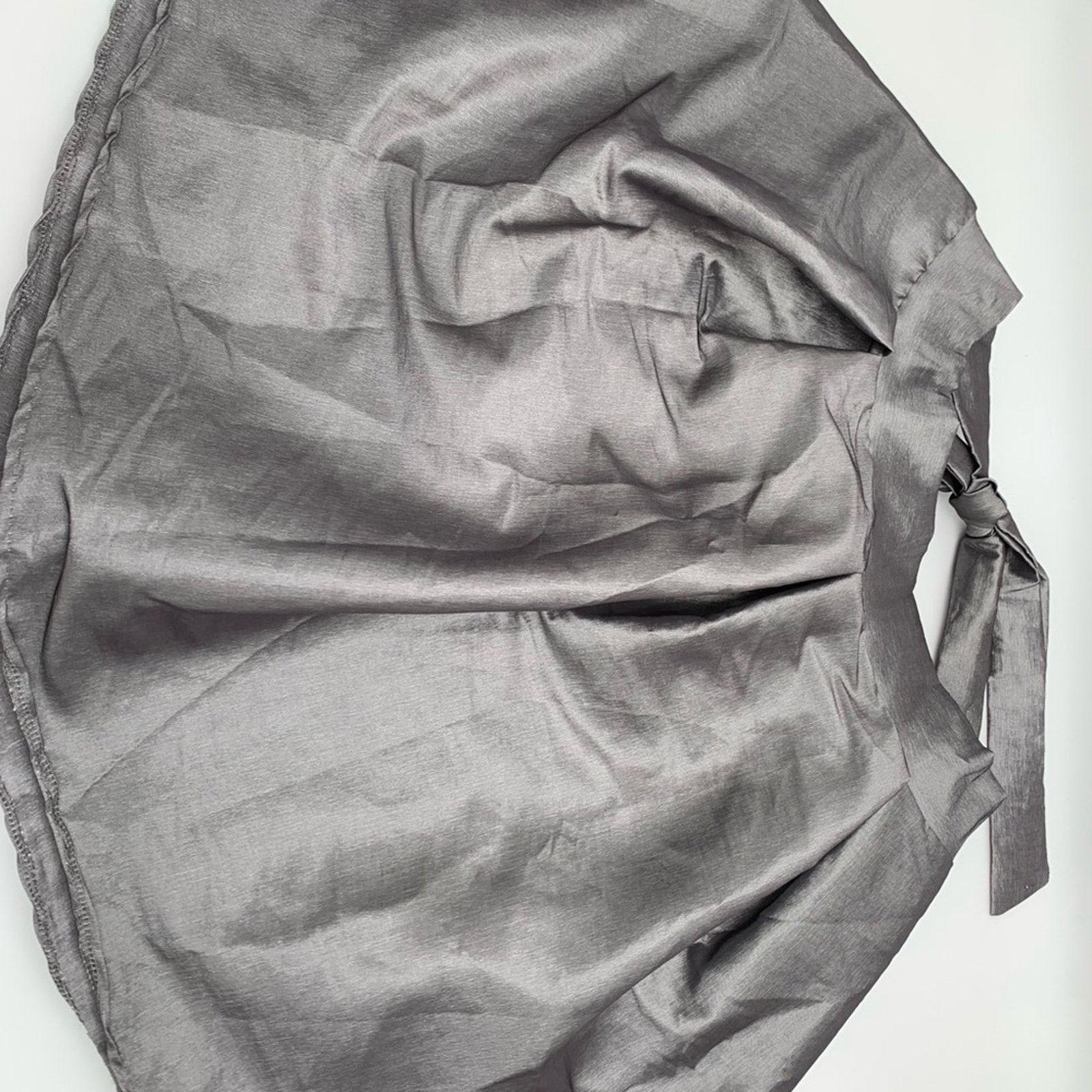 & Other Stories Cleo Metallic Flared A-Line Swing Casual Party Mini Skirt Size 42" / US 20 - 8 Thumbnail