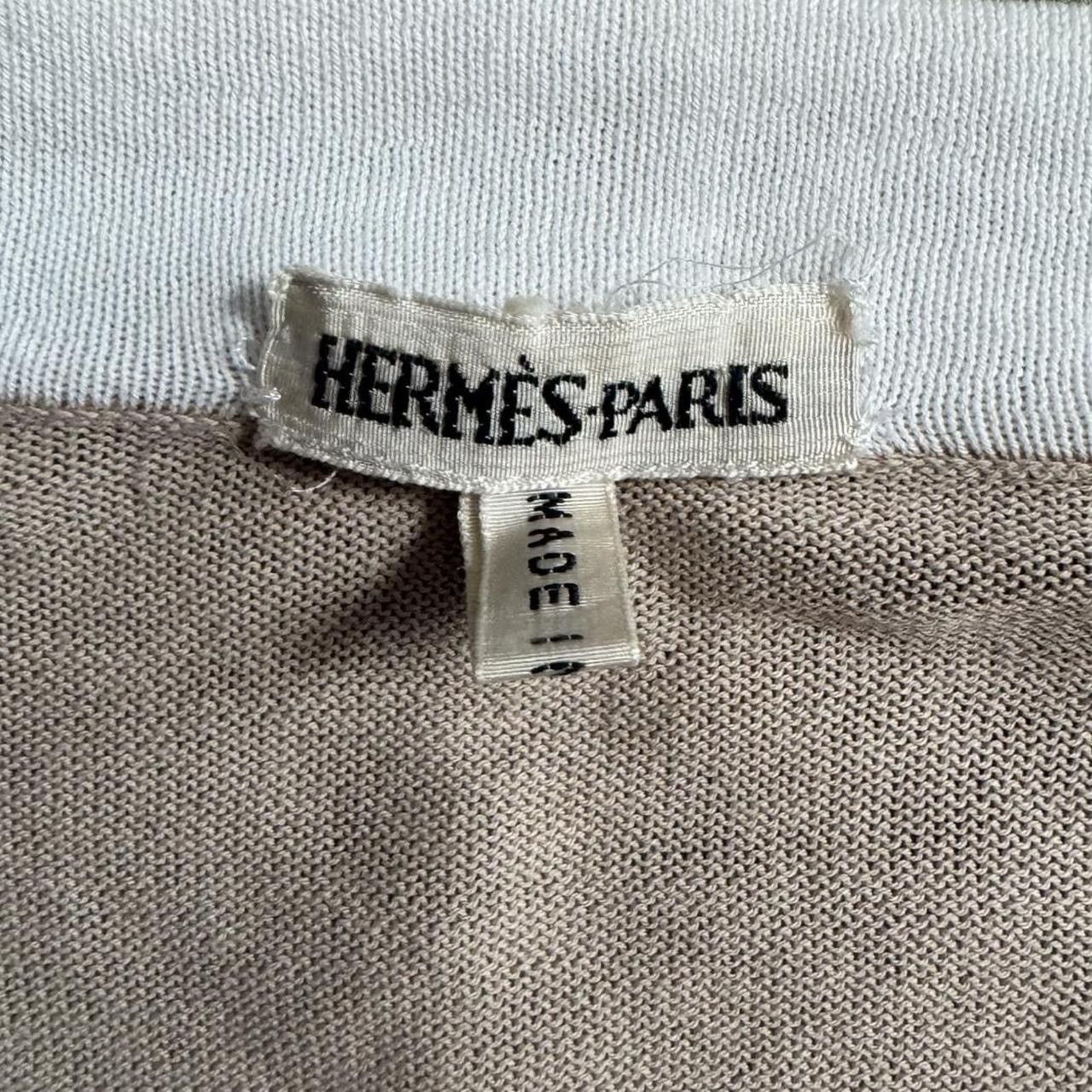 Hermes Hermes Margiela era cream white button up cardigan H button Size XS / US 0-2 / IT 36-38 - 5 Thumbnail