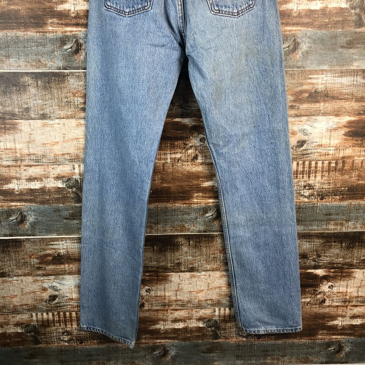 Levi's Levis 501 Blue Denim ripped vintage Pants #A2576 Size 30" / US 8 / IT 44 - 17 Thumbnail