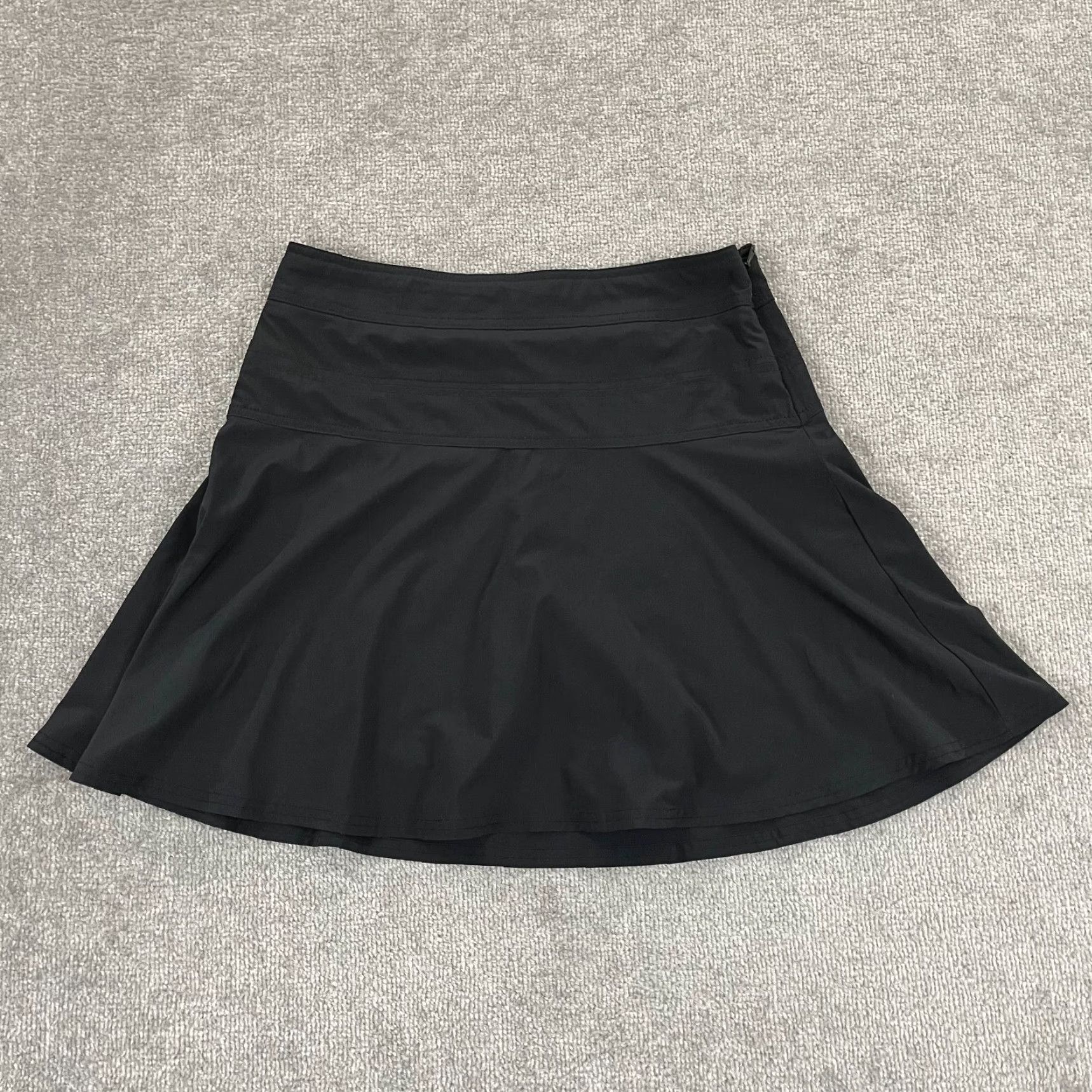 Athleta ATHLETA Skort Womens Size 6 Black Everyday Golf Tennis Lined Pockets Stretch Size ONE SIZE - 3 Thumbnail