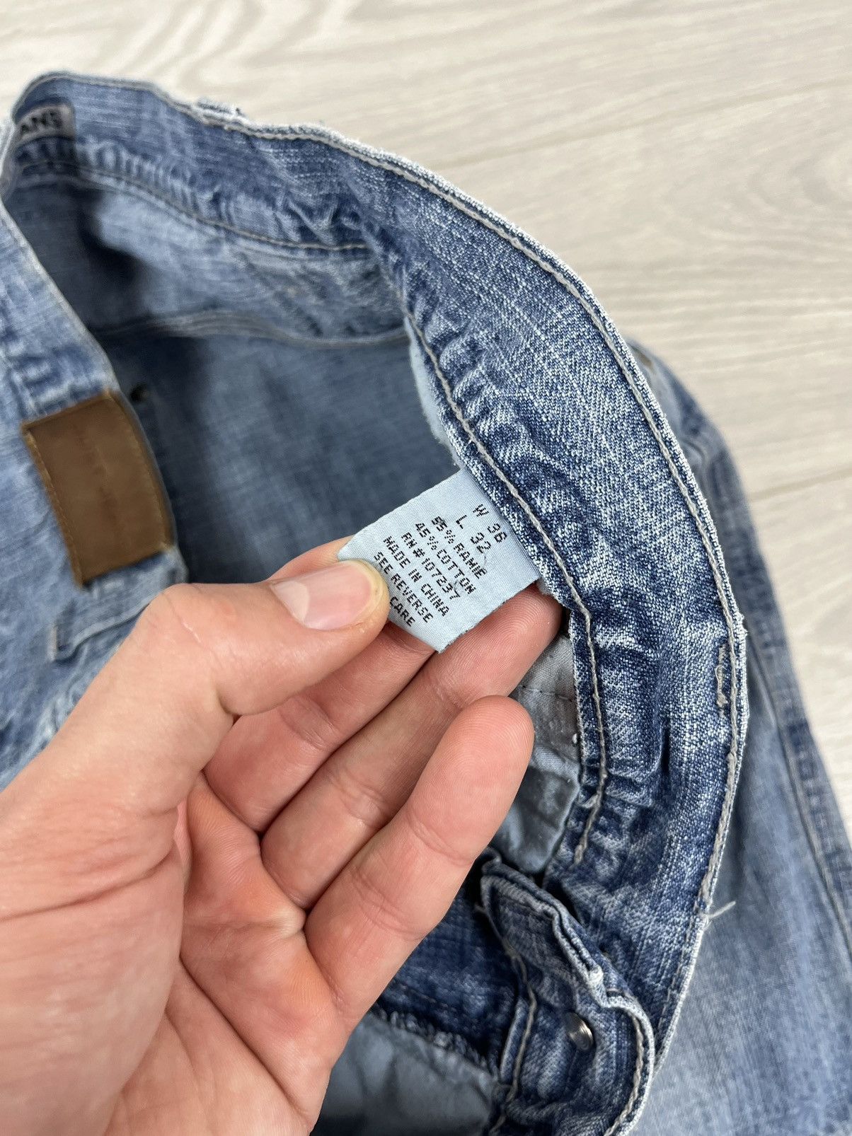 If Six Was Nine × Vintage Just Jeans Vintage Baggy Wide Washed Denim Pants Y2K Size US 36 / EU 52 - 8 Thumbnail