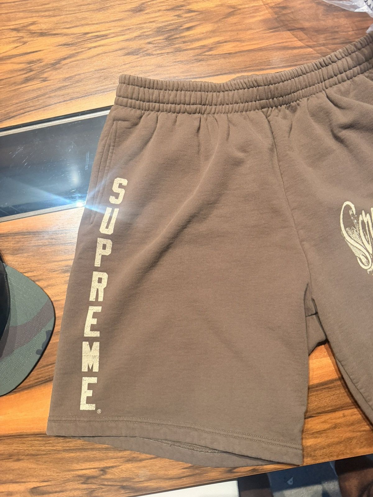 Supreme Supreme x DJ Screw Sweatshorts – Brown (Size L) – Deadstock Size US 35 - 2 Thumbnail
