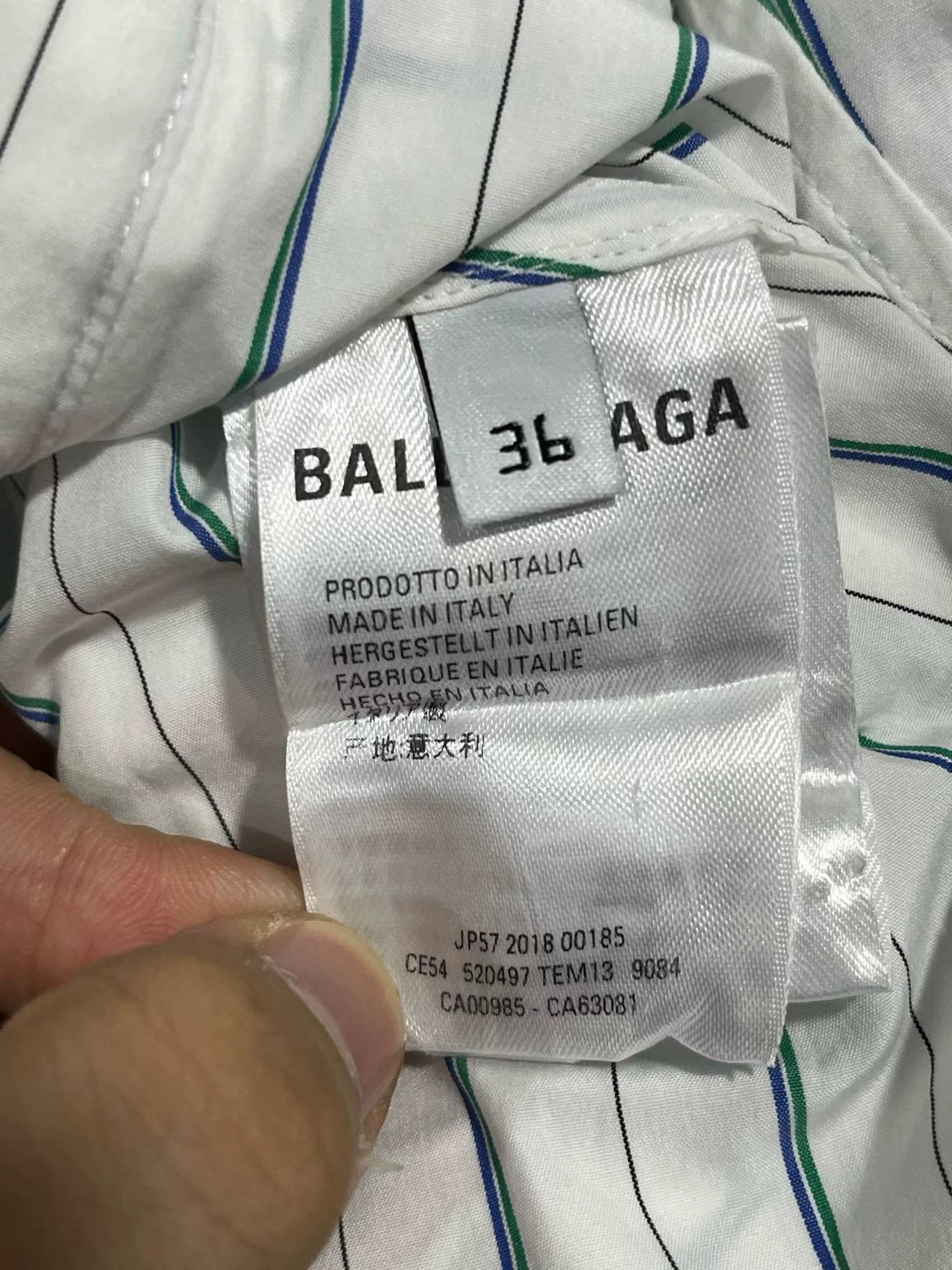 Balenciaga balenciaga white blouses Size S / US 4 / IT 40 - 8 Thumbnail