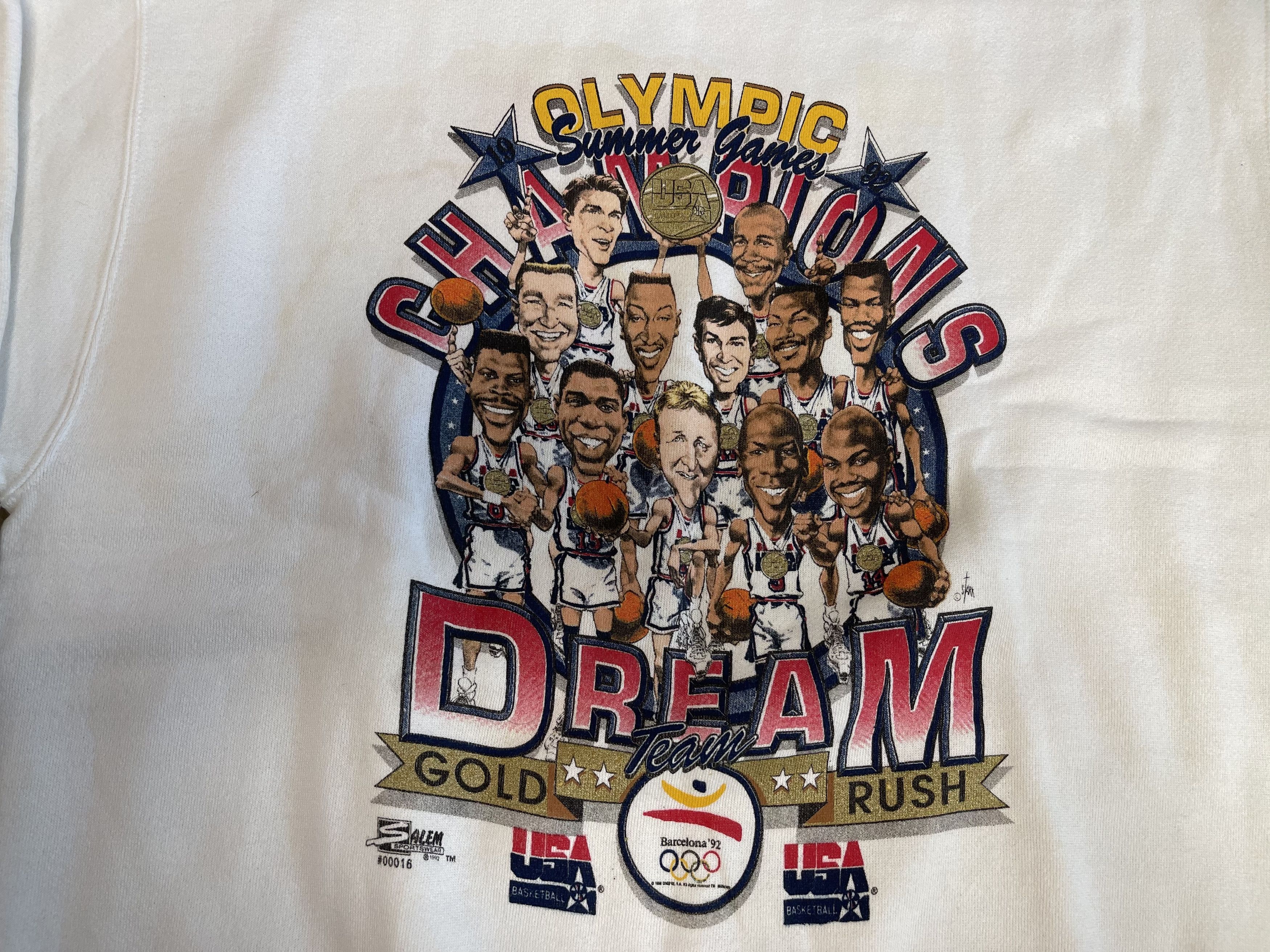 NBA 1992 Dream Team Basketball Olympics USA Edition 90Sweatshirt Size US L / EU 52-54 / 3 - 4 Thumbnail