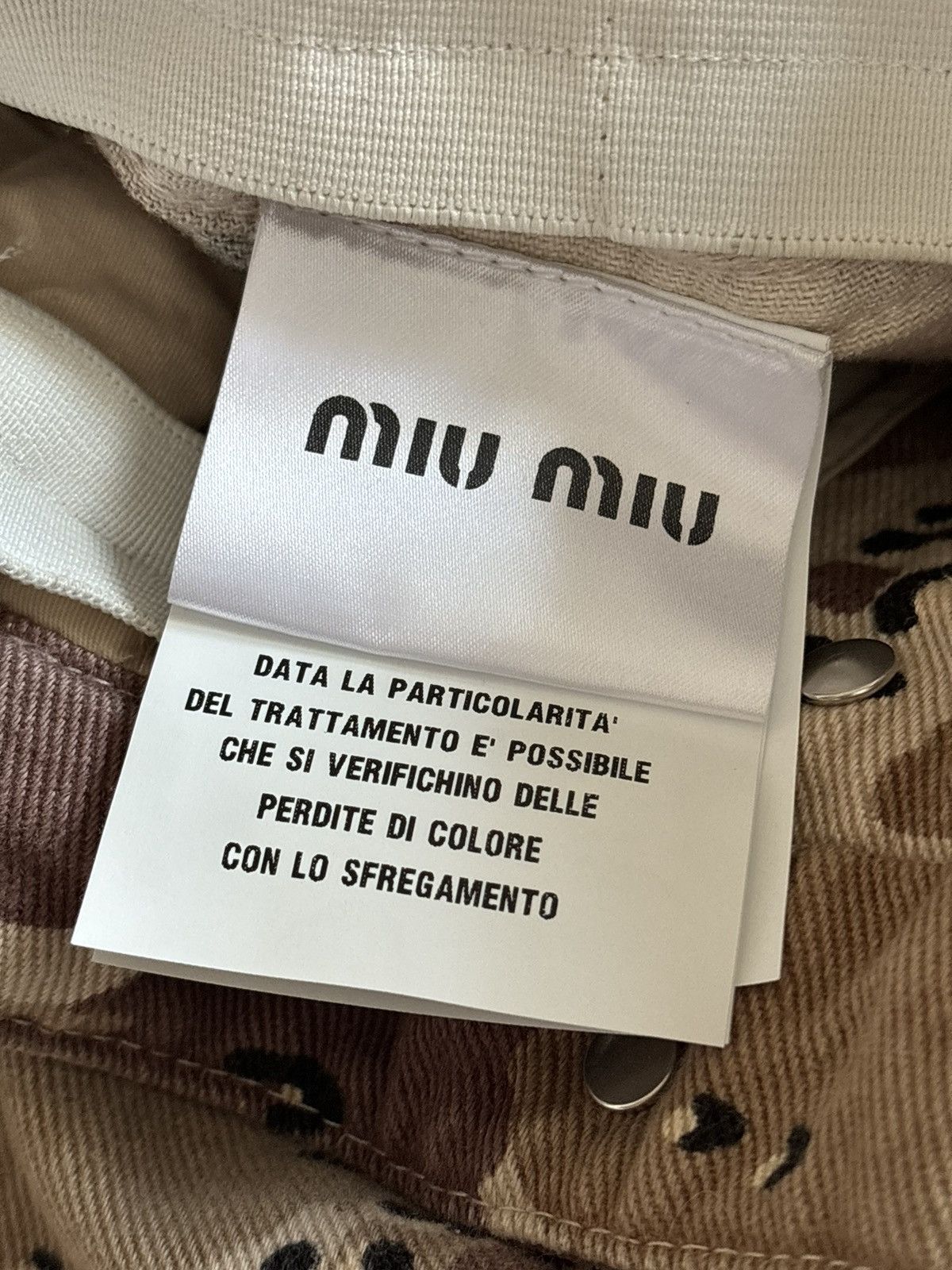 Miu Miu Miu Miu high waisted camo pants Size 27" / US 4 / IT 40 - 6 Thumbnail