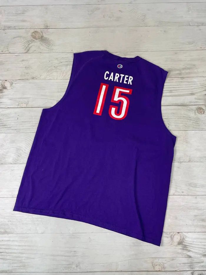 Champion Vintage Champion Toronto Raptors Carter #15 NBA Jersey Size US XL / EU 56 / 4 - 2 Thumbnail