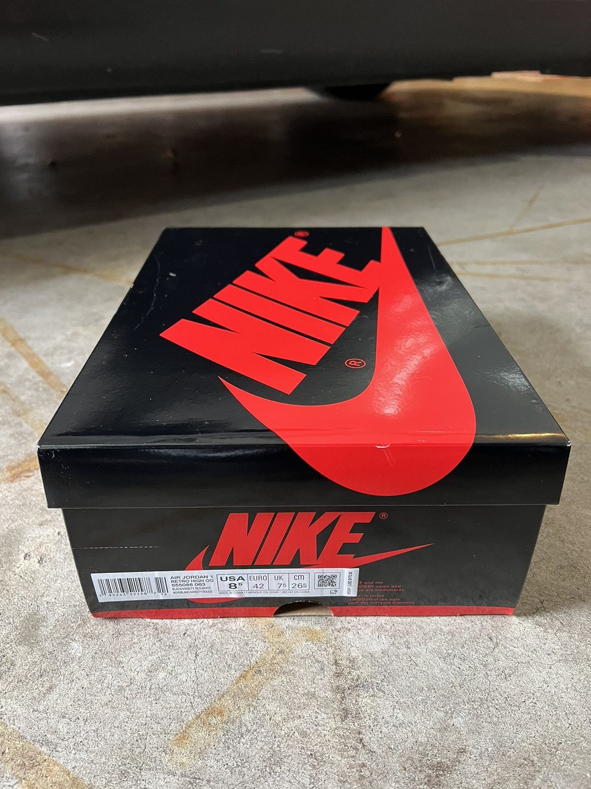 Jordan Brand Jordan 1 High Patent Bred Size US 8.5 / EU 41-42 - 8 Thumbnail
