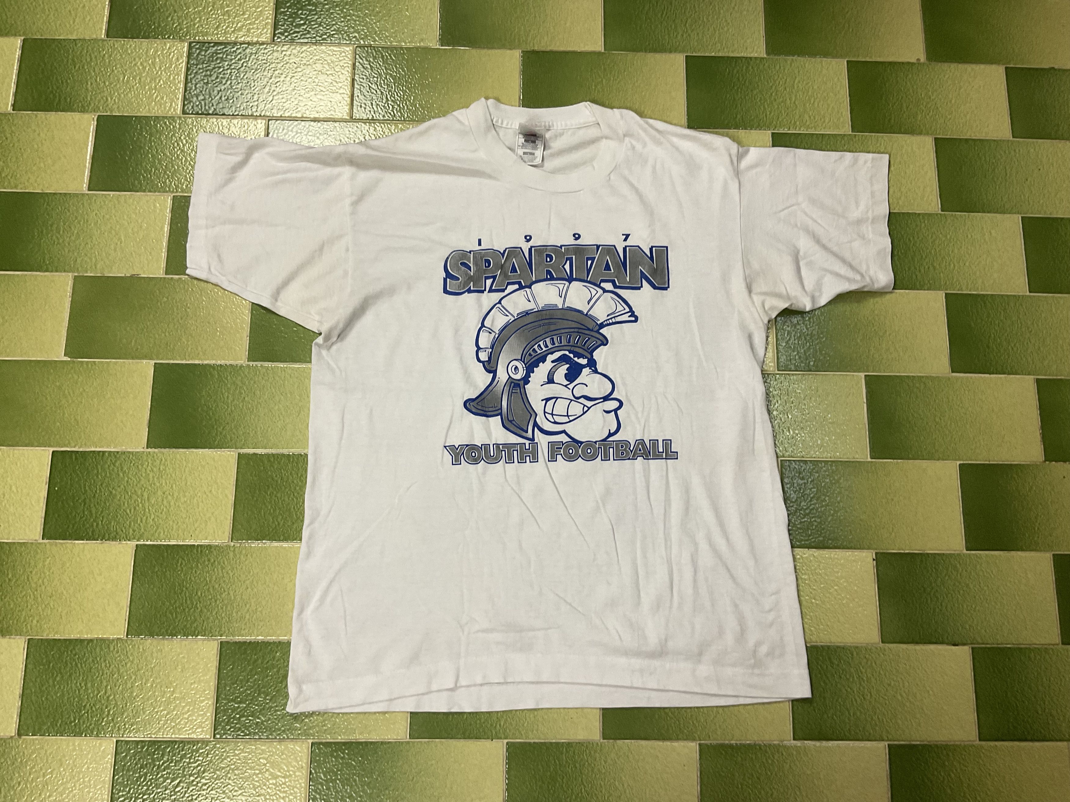 NCAA Vintage 1989-90 Michigan Spartans Sweatshirt FREE Vtg Tee Size US L / EU 52-54 / 3 - 6 Thumbnail