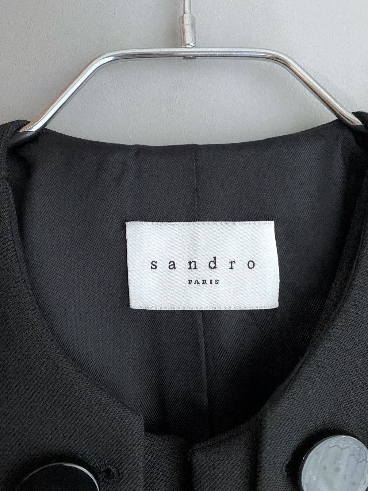 Designer × Sandro Sandro Paris Women's Black Blazer, Size 38 / S-M Size M / US 6-8 / IT 42-44 - 15 Thumbnail