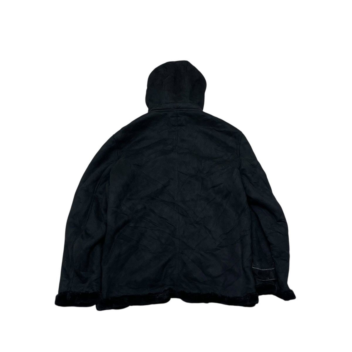 Le Grande Bleu (L.G.B.) 💥Vintage Thruxton Mole Skin Cross zip Faux fur Hooded Size US M / EU 48-50 / 2 - 2 Thumbnail