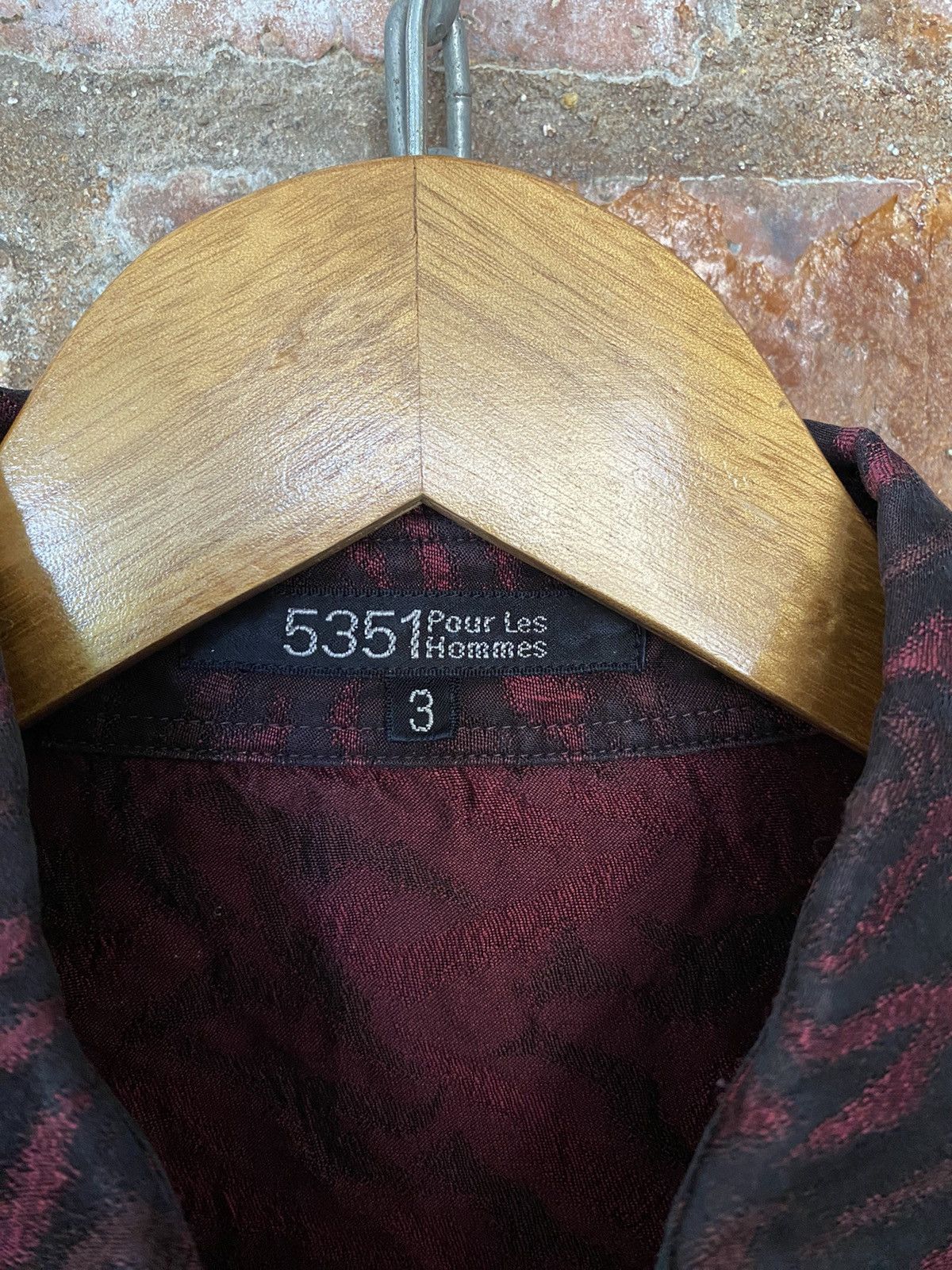 5351 POUR LES HOMMES 1990s 5351 Pour Les Hommes Tiger Stripe Size US M / EU 48-50 / 2 - 13 Thumbnail