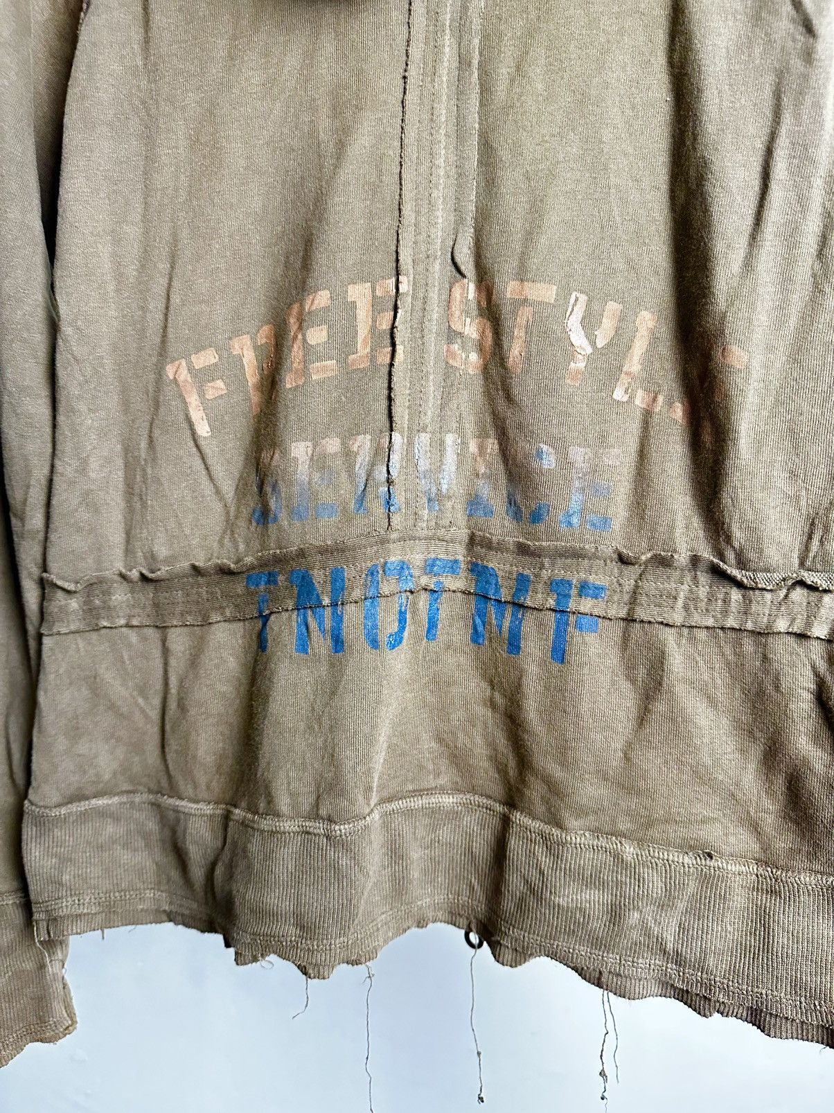 If Six Was Nine 291295 Homme Grunge Ripped Hoodie Y2k Punk Size US M / EU 48-50 / 2 - 14 Thumbnail