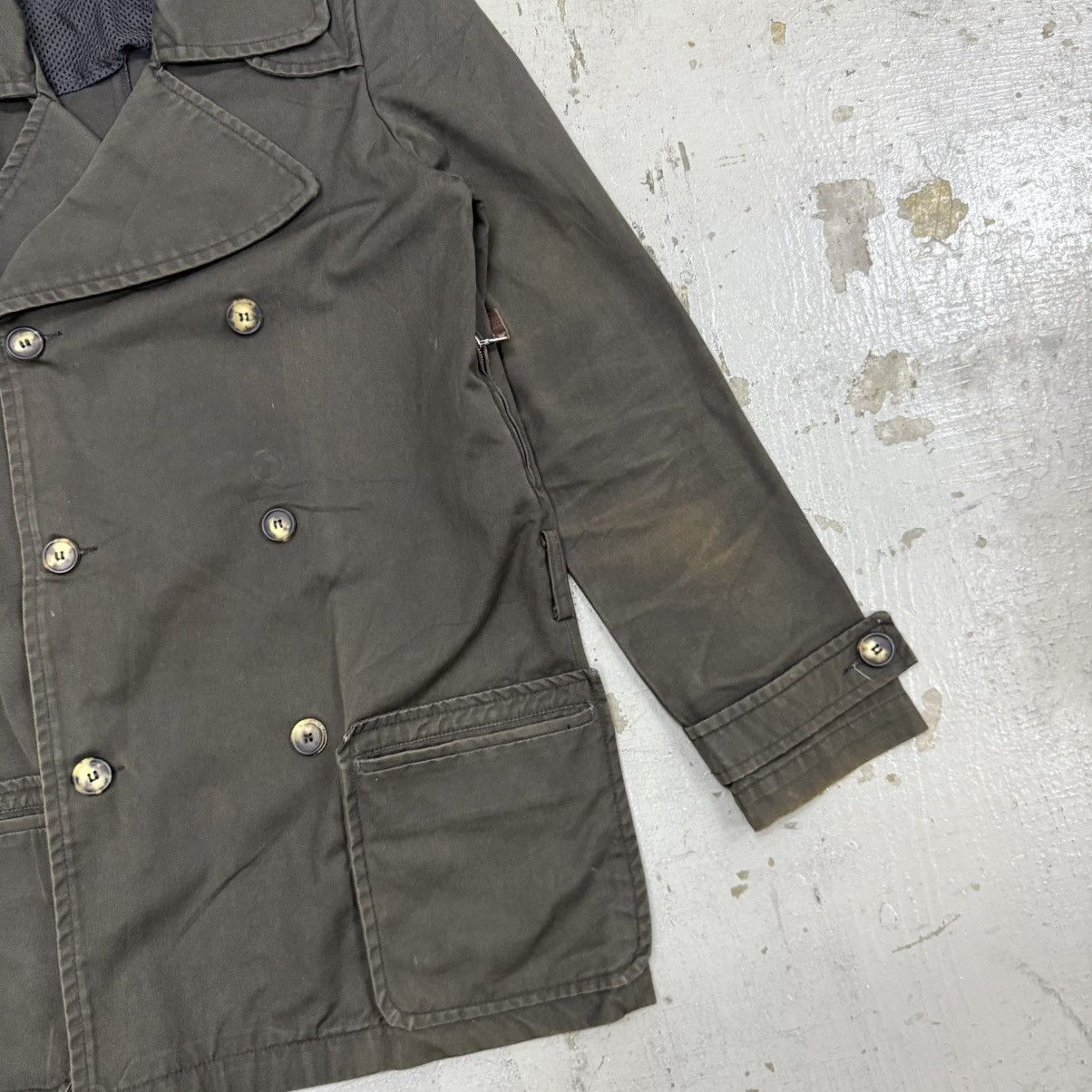 A.P.C. APC Double Breasted Peacoat Military Jacket Size US S / EU 44-46 / 1 - 4 Thumbnail