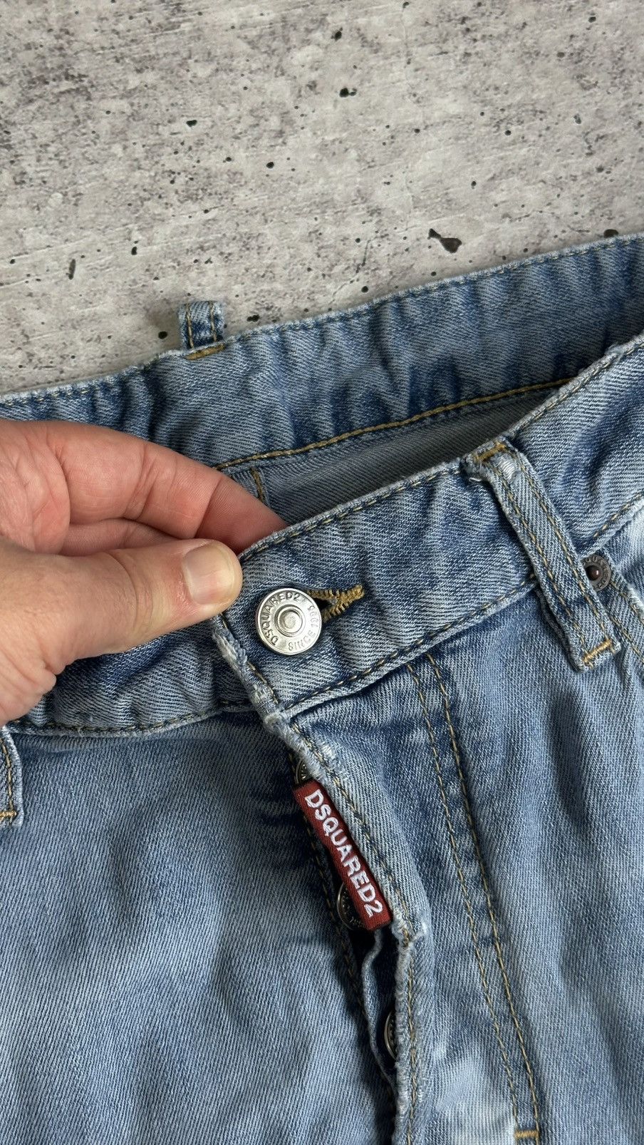 Dsquared2 Dsquared2 Skater Jean Distressed Slim Denim Jeans Pants Size US 30 / EU 46 - 10 Thumbnail