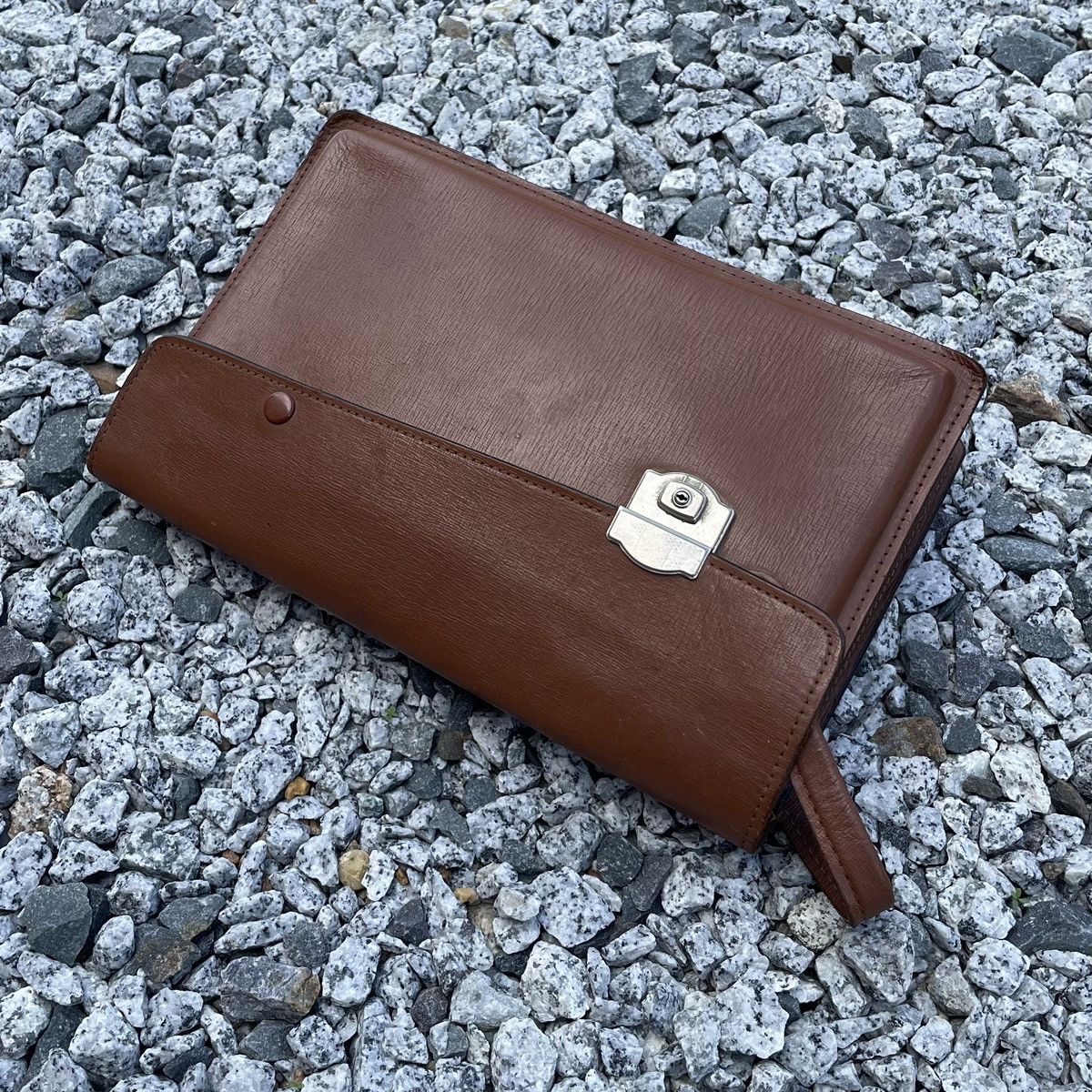 Vintage Vintage Full Leather Clutch Size ONE SIZE - 2 Thumbnail