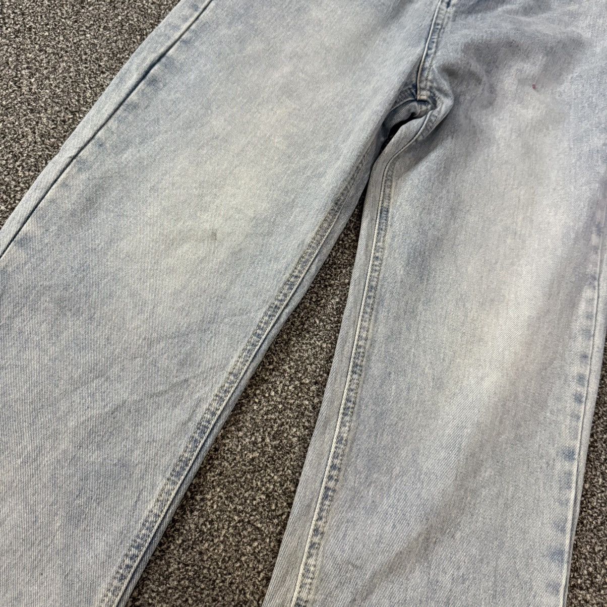 Japanese Brand Vintage 90s Verso High Waist Faded Denim Size 29" - 5 Thumbnail