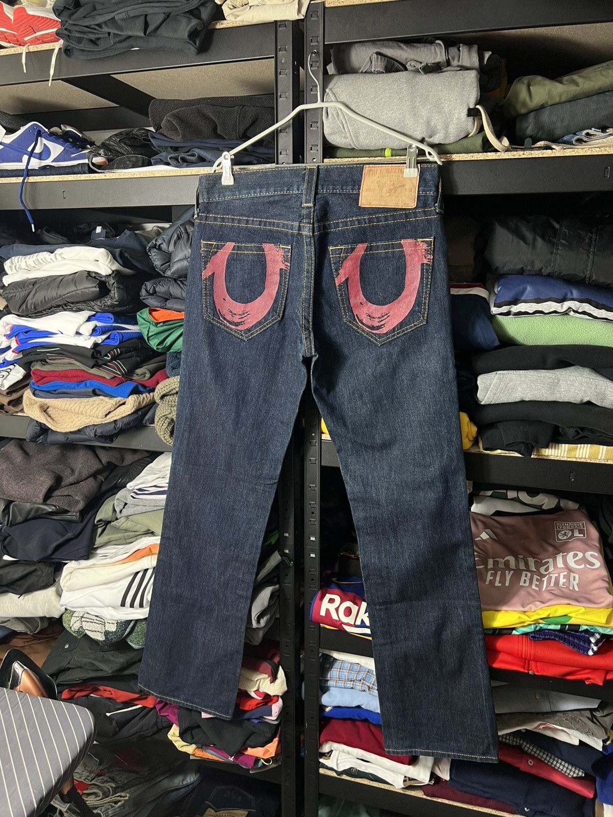 True Religion True Religion Big Logo Pocket Jeans USA Denim Y2K Size 31 Size US 31 - 1 Thumbnail