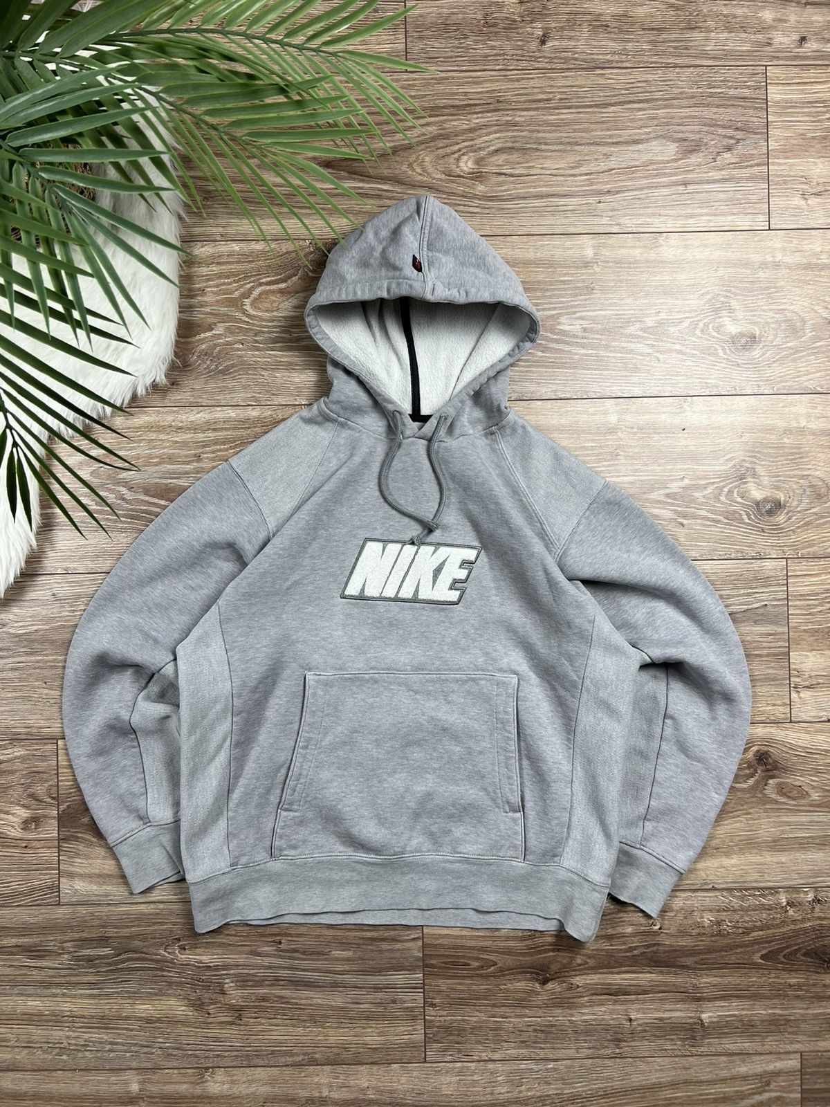 Nike teddy hoodie hotsell