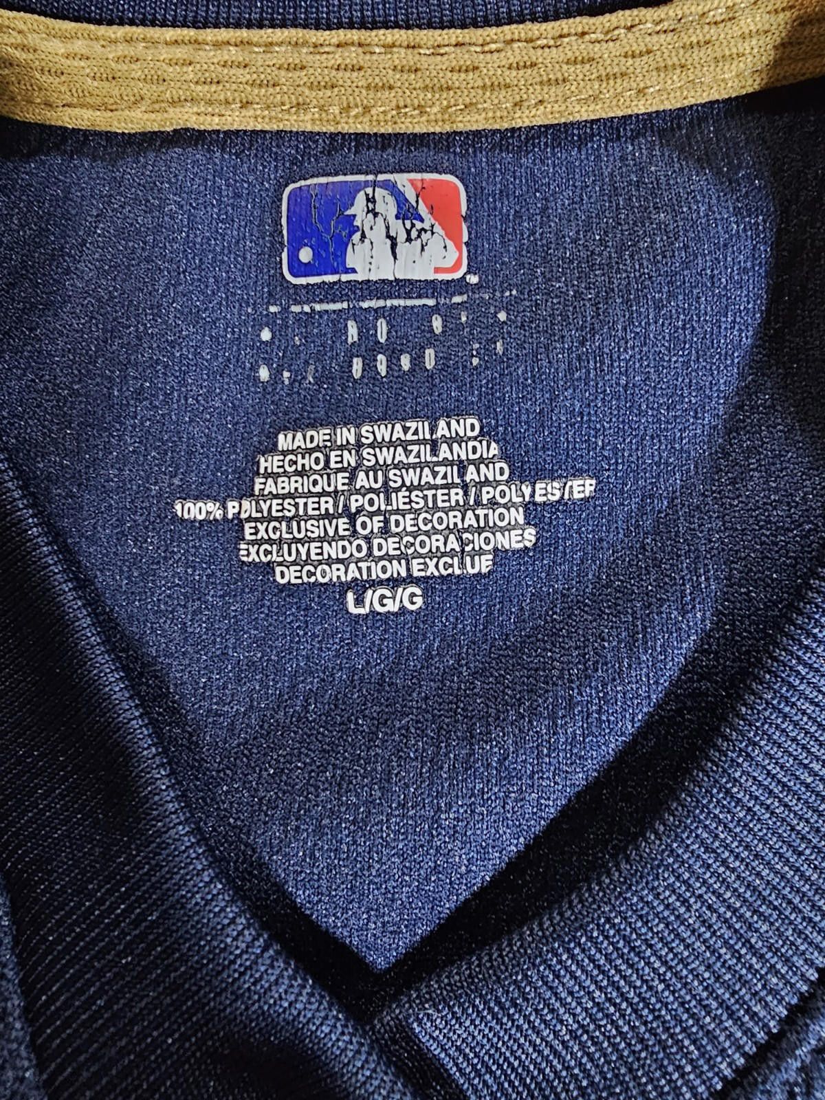 MLB Milwaukee Brewers Jersey T Shirt Men’s L Large MLB Size ONE SIZE - 1 Thumbnail