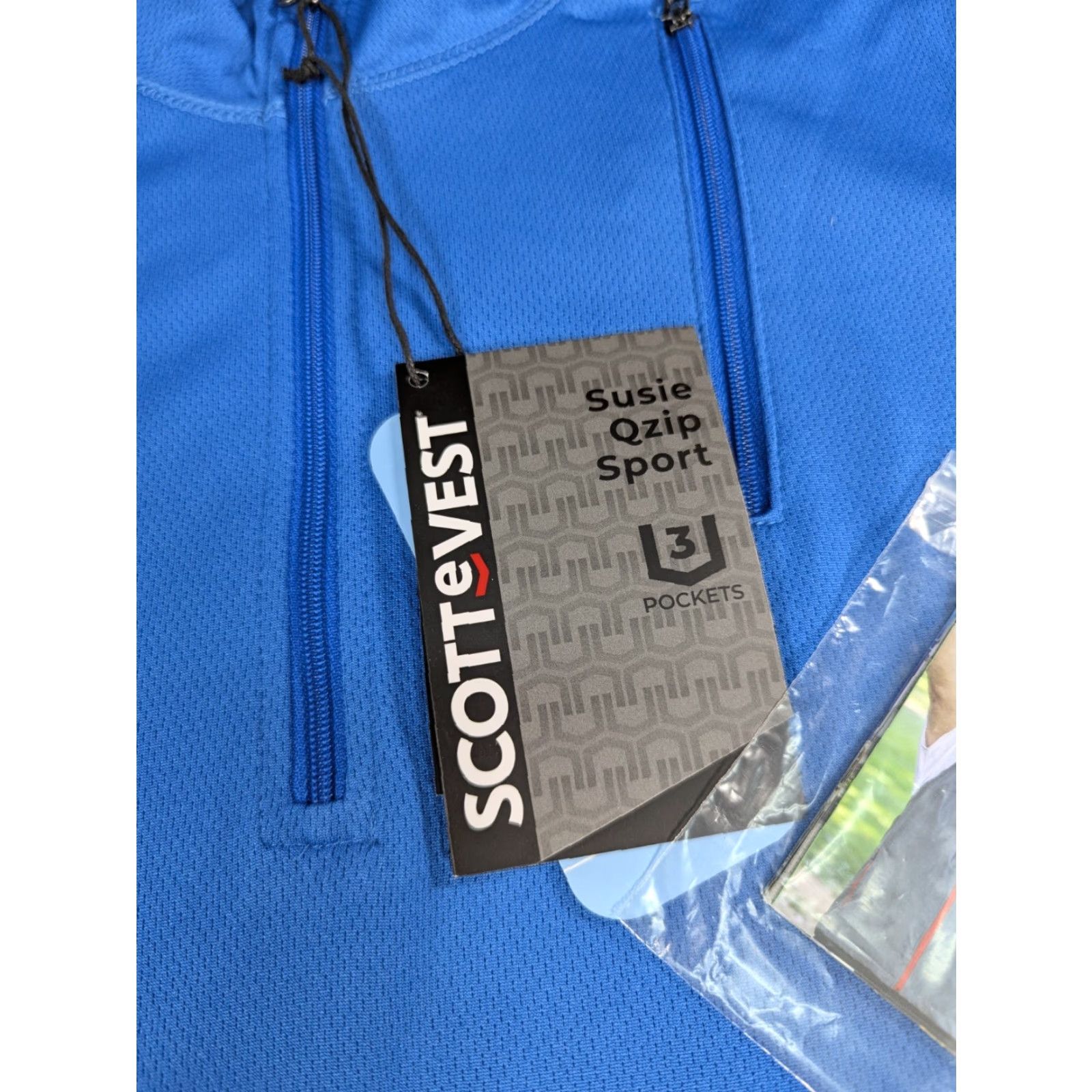 Vintage VINTAGE Scottevest Pullover Womens S Blue Susie QZip Sport Tech Performance NEW Size S / US 4 / IT 40 - 3 Thumbnail