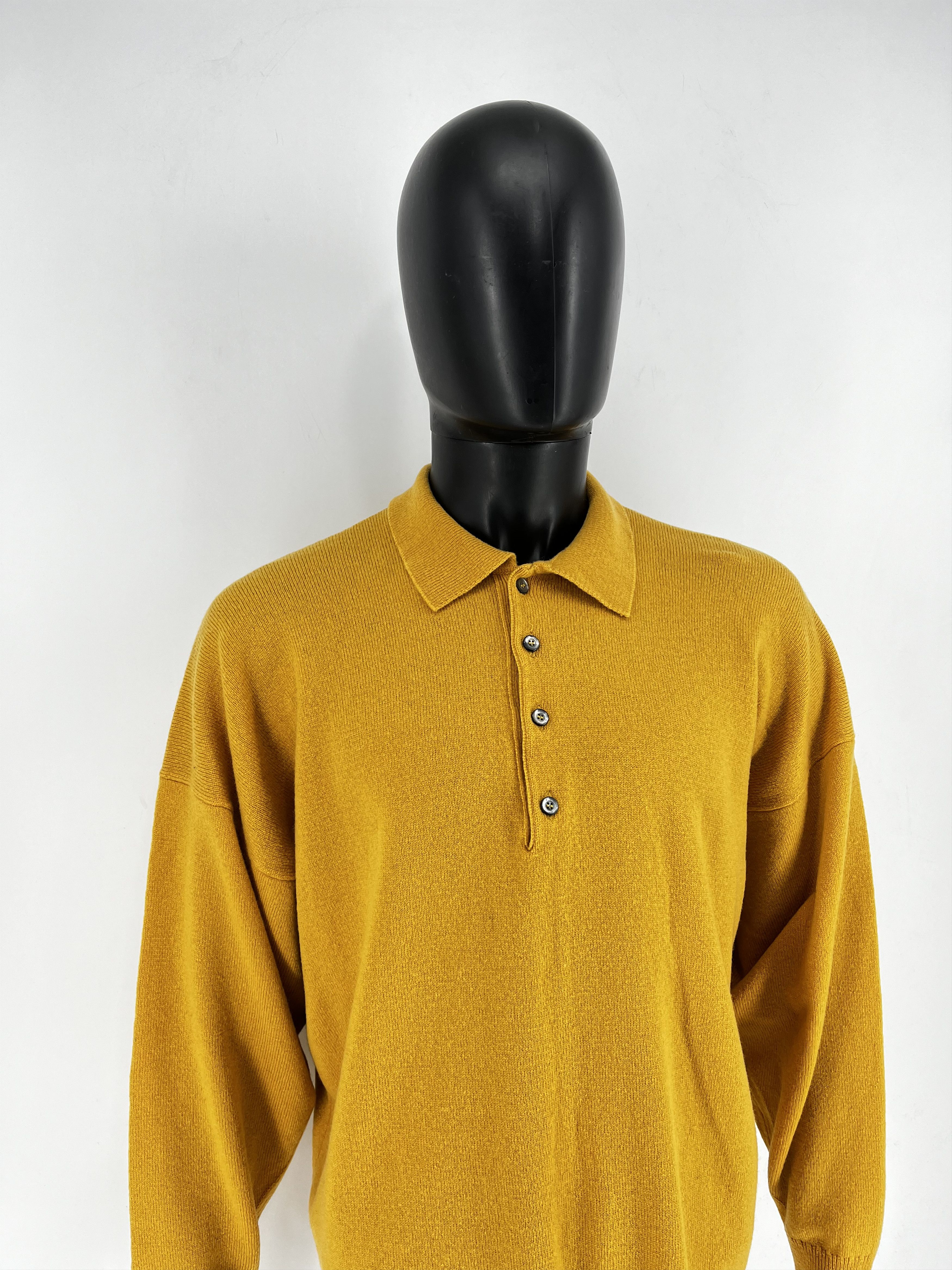 Burberry × Burberry Prorsum × Vintage Vintage BURBERRYS Jumper Sweater Polo Lambswool 90s Size US L / EU 52-54 / 3 - 3 Thumbnail