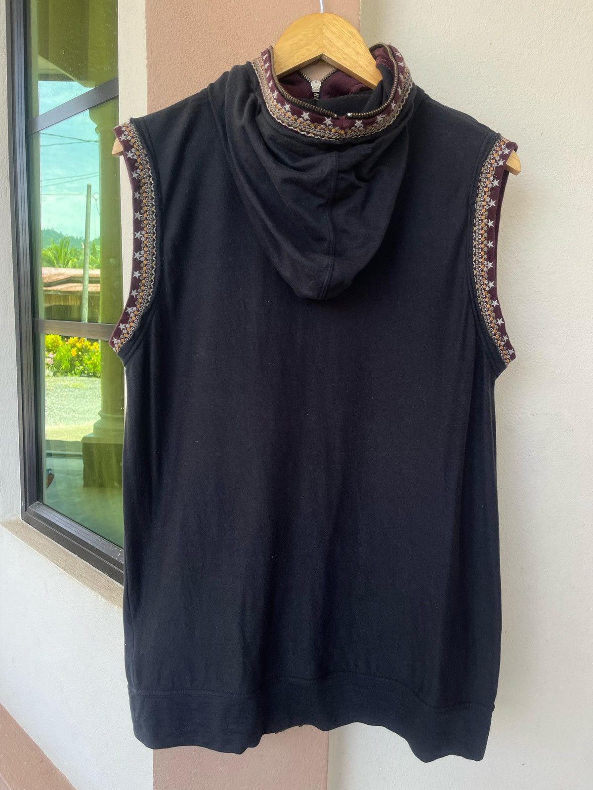 If Six Was Nine × Japanese Brand × PPFM PPFM Sleeveless Full Zipper Hoodie Size US L / EU 52-54 / 3 - 14 Thumbnail