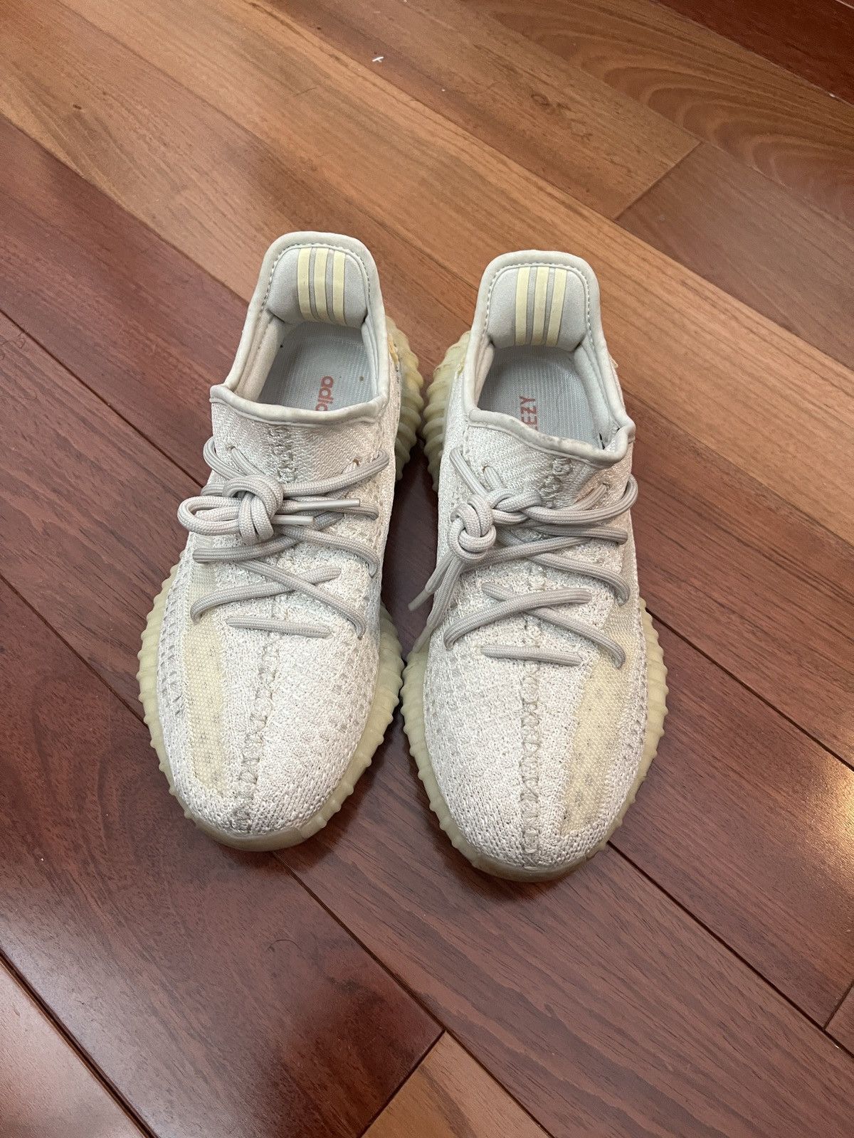 image of Yeezy Season Yeezy 350S Cream Shoes in Cream/Cream, Women's (Size 7)
