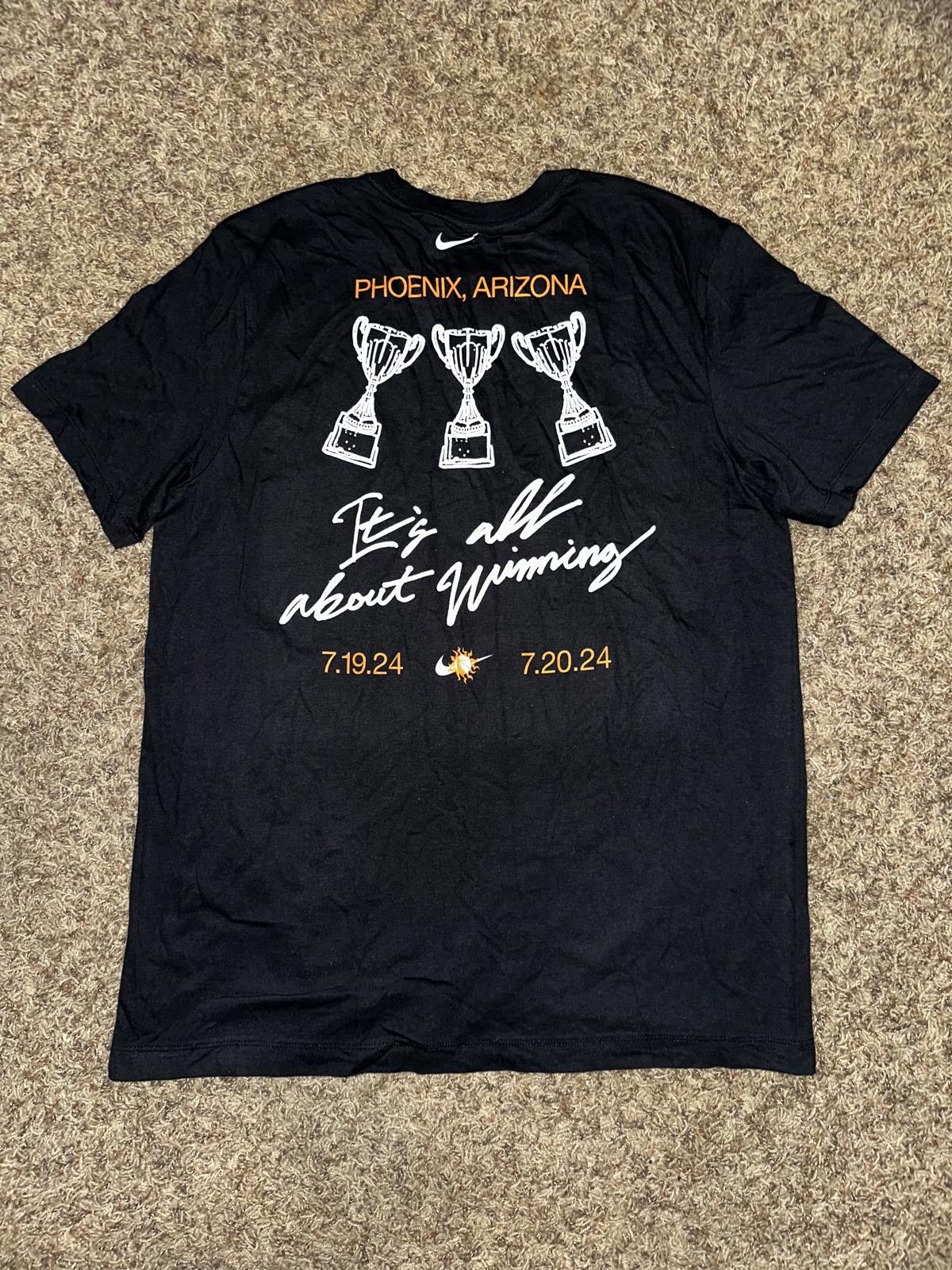 Nike Nike Men’s Phoenix Arizona WNBA It’s All About Winning Black T-Shirt m Size US L / EU 52-54 / 3 - 3 Thumbnail