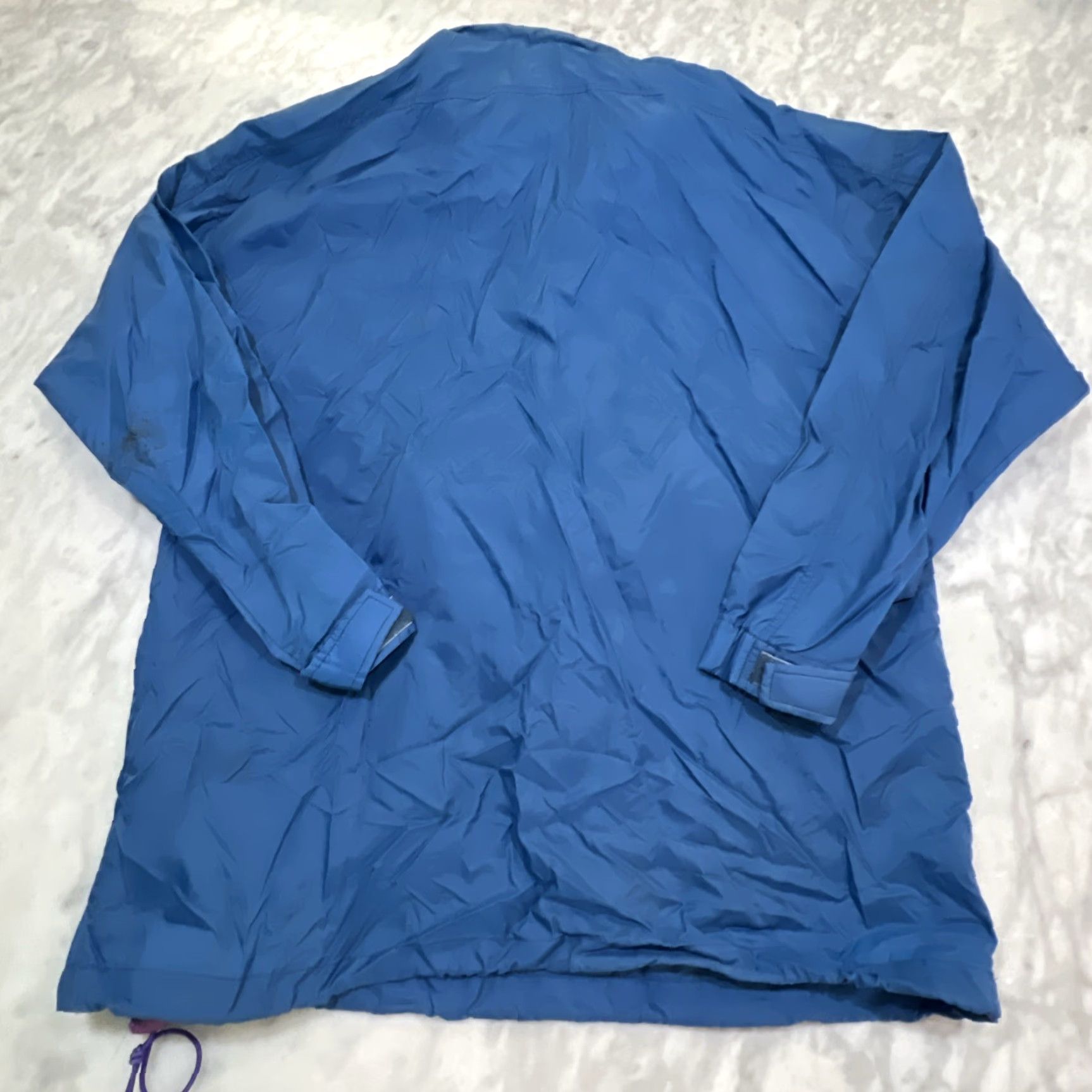 Vintage VINTAGE EMS Anorak Windbreaker Jacket Size Large Blue Nylon Outdoor 90s Mens Size US L / EU 52-54 / 3 - 3 Thumbnail