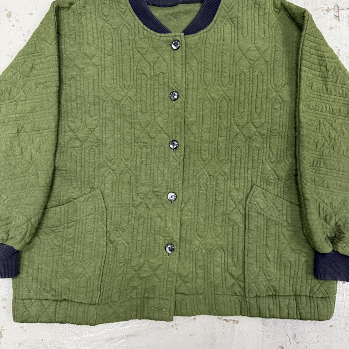 Japanese Brand Japanese Brand Jaquard Quilted Texture Jacket Size US L / EU 52-54 / 3 - 2 Thumbnail