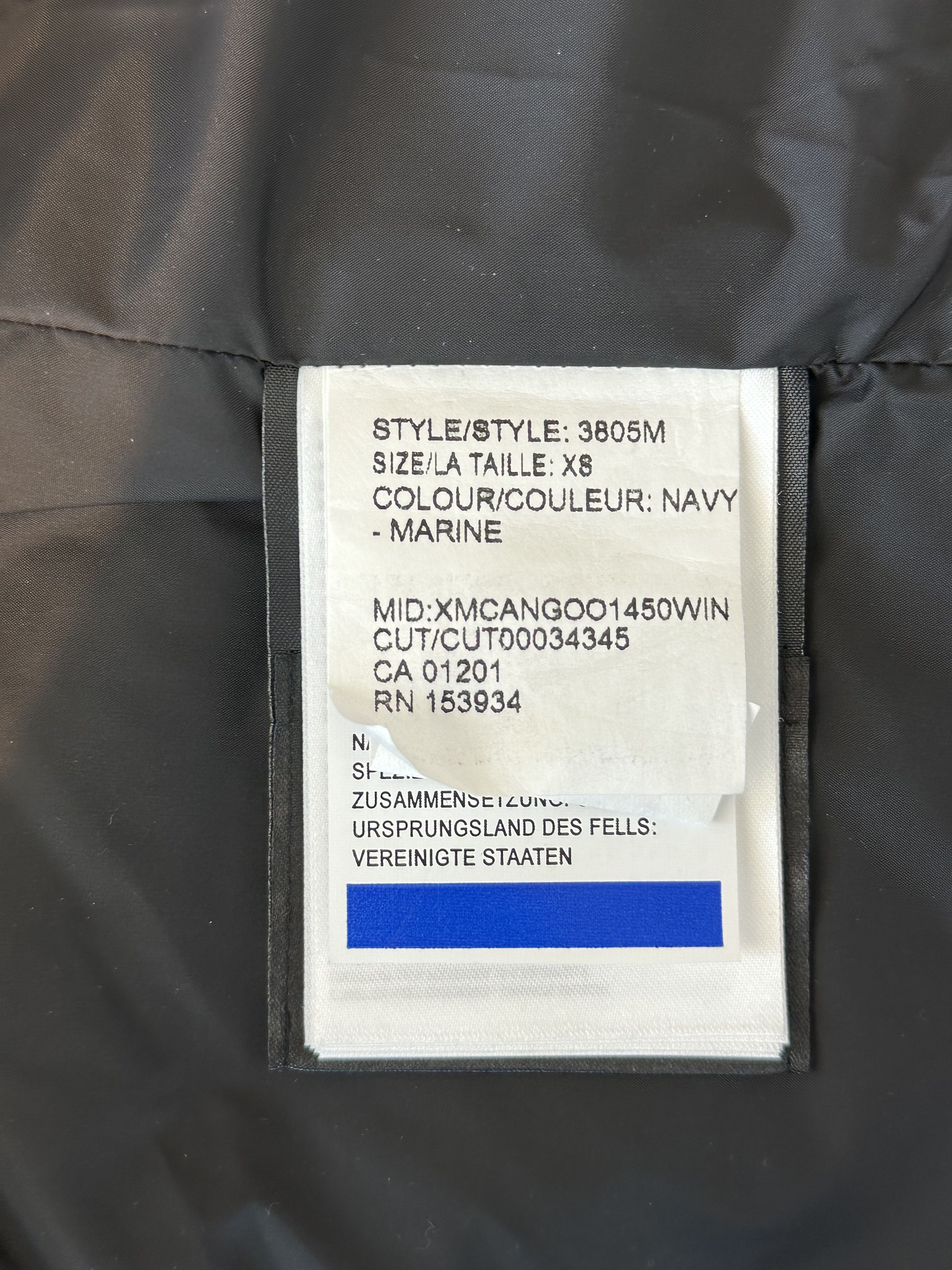 Canada Goose Canada Goose Navy Carson Men's Jacket Size US XS / EU 42 / 0 - 4 Thumbnail