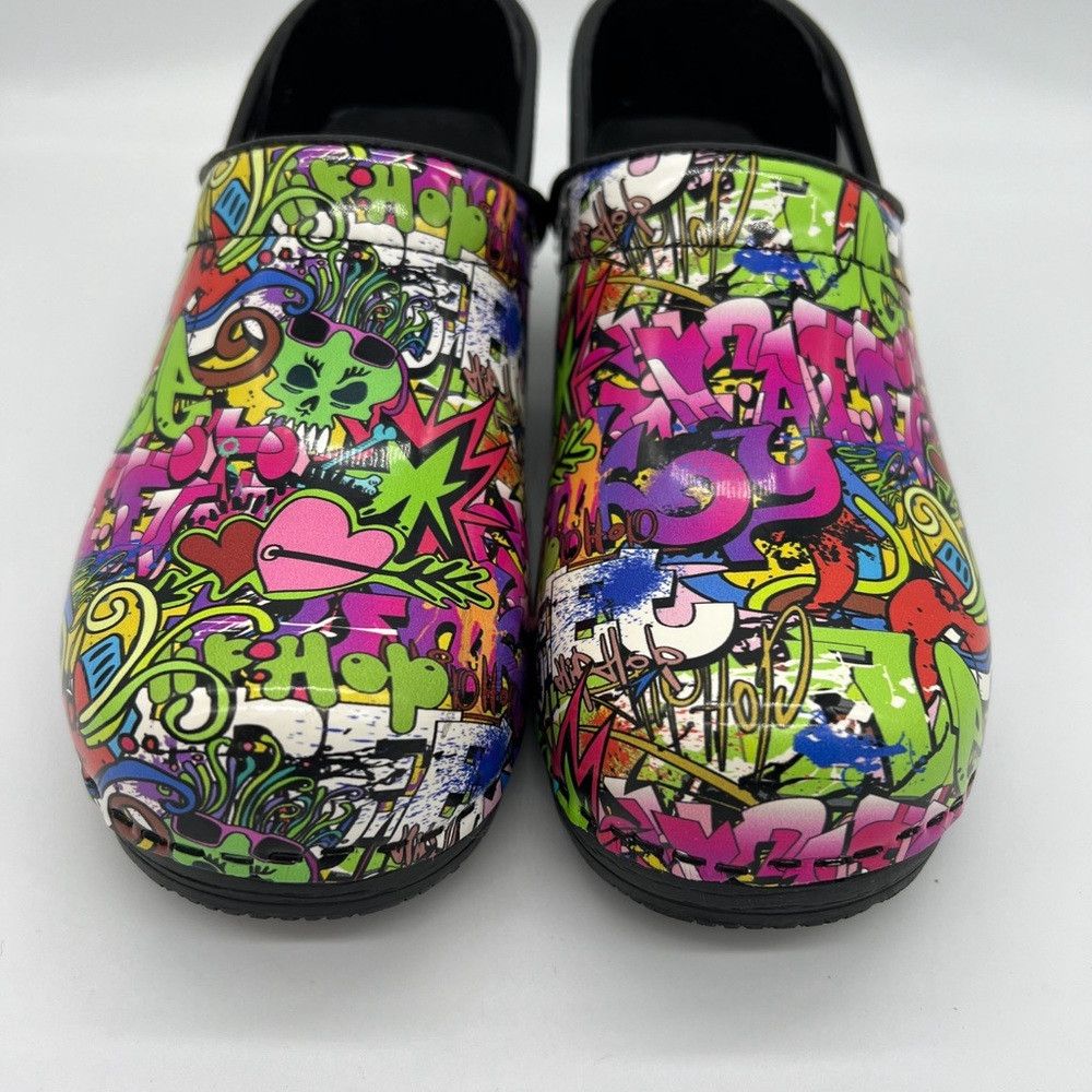 Other NWOB BOJORK Ltd. Ed. ‘GRAFFITI’ Comfort Clogs Made in Swede Size US 7.5 / IT 37.5 - 1 Thumbnail