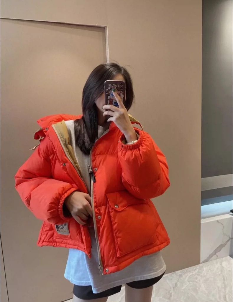 Gucci Gucci North co-branded orange-red down jacket 2504-Nextarro Size US S / EU 44-46 / 1 - 8 Thumbnail