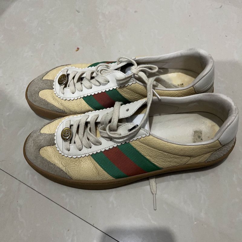 Gucci Gucci G74 Web Low-Top Sneakers for Men 0079 Size US 8.5 / EU 41-42 - 1 Thumbnail