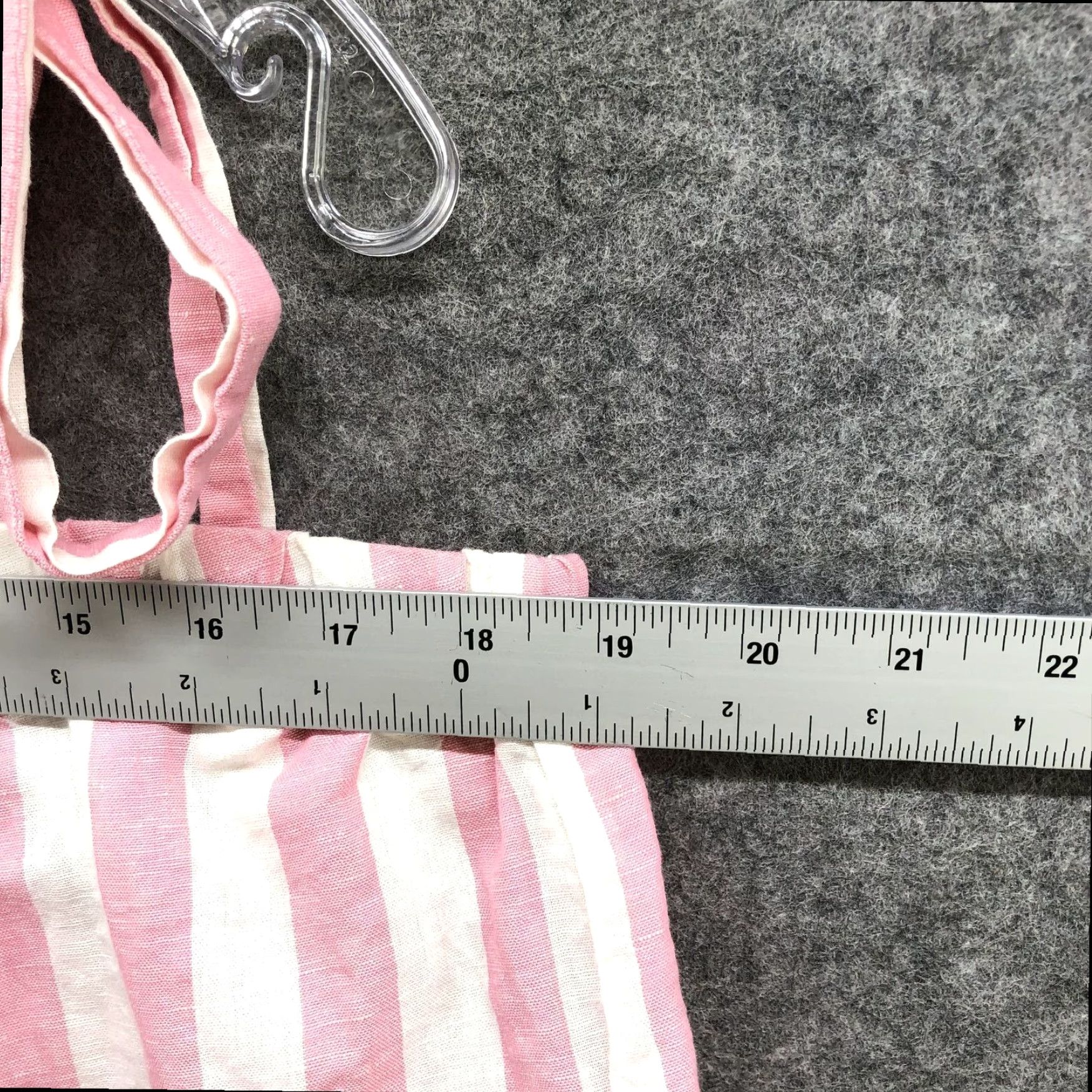 J.Crew J Crew Womens Linen Top Large L Cami Pink White Striped Beachy Spring Summer Size L / US 10 / IT 46 - 7 Thumbnail