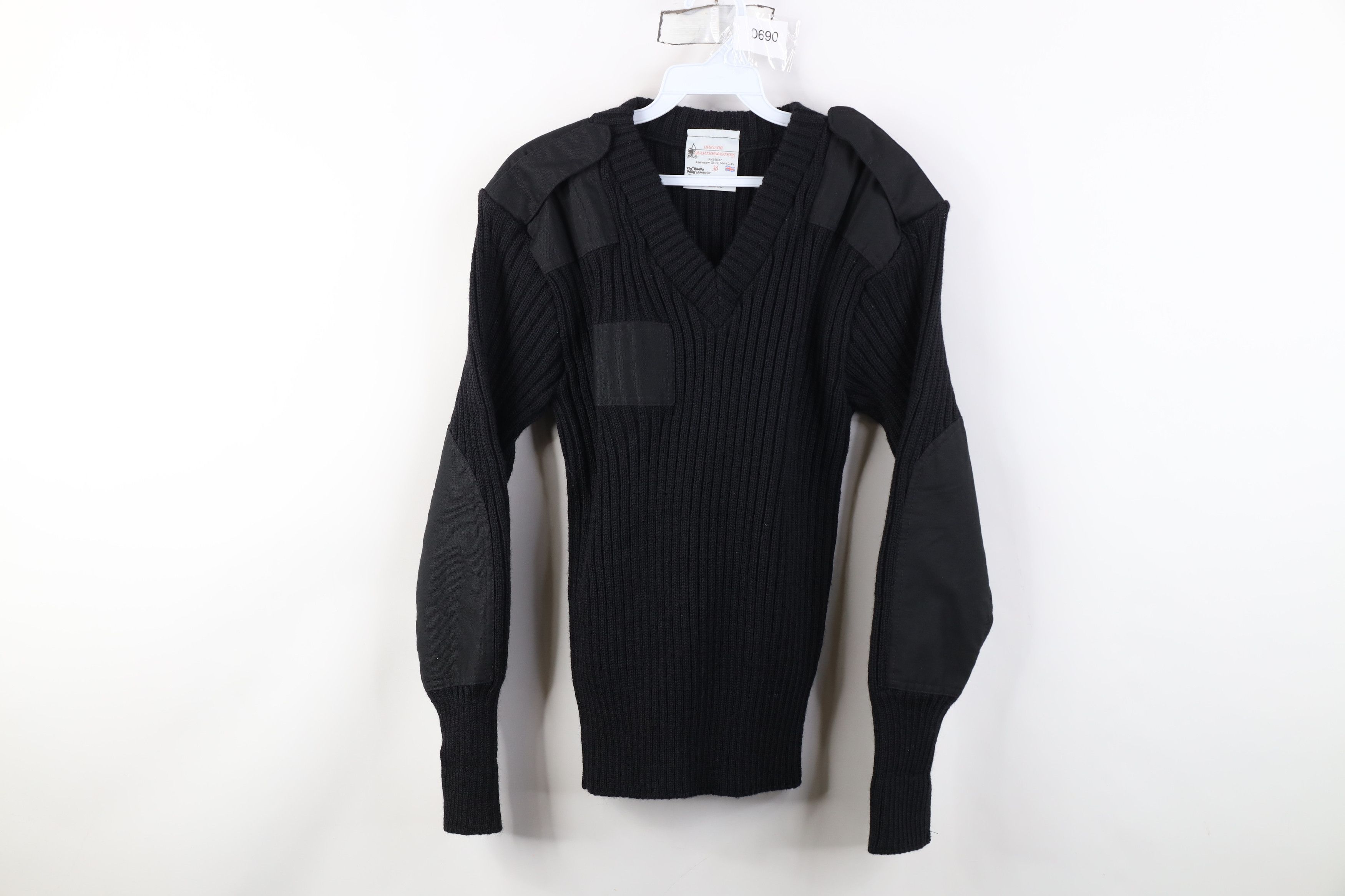 Vintage Vintage 90s Streetwear Wool Knit Commando Military Sweater Size US L / EU 52-54 / 3 - 1 Thumbnail