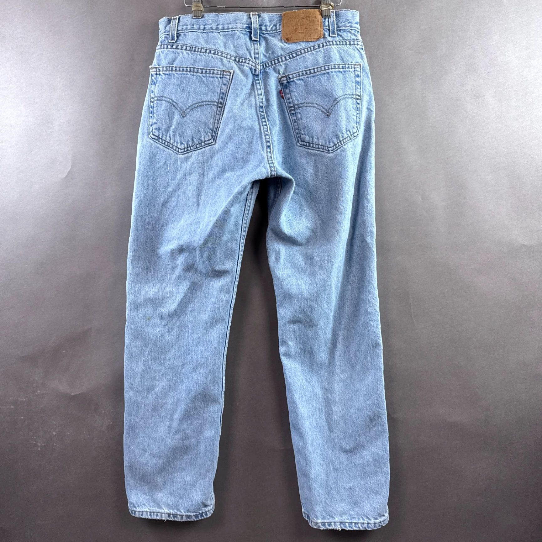 Levi's VINTAGE Levi's Jeans Mens 34x30 Blue Denim Pant Washout Faded Thrashed Levi's 505 Regular Jeans Mens BLAH Size US 34 / EU 50 - 3 Thumbnail