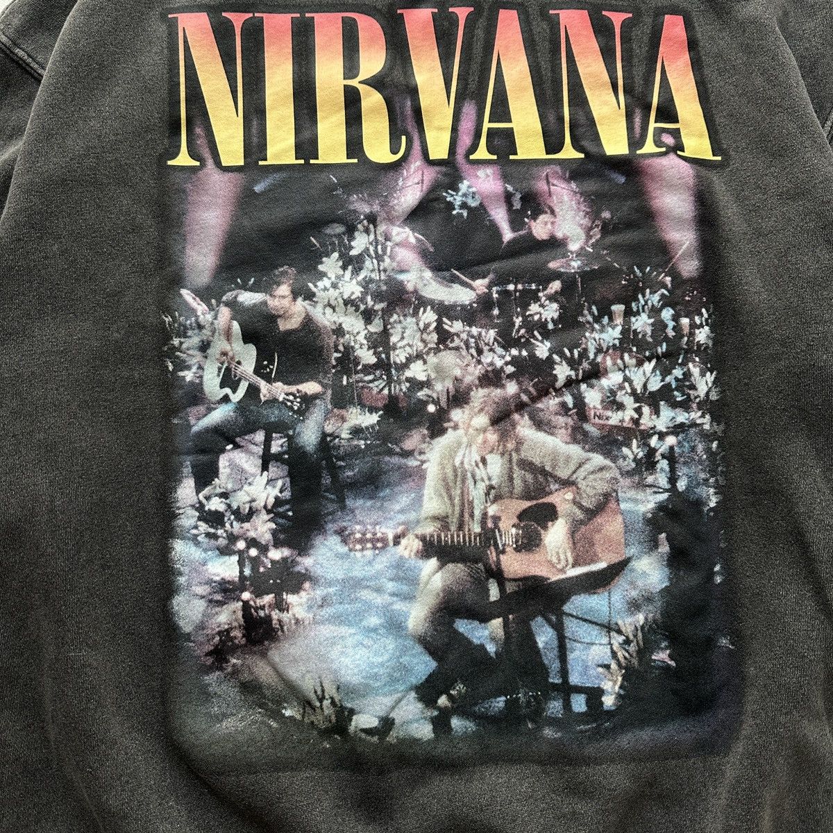 Other Vintage Nirvana Kurt Cobain Unplugged NY Washed Sweatshirt Size M / US 6-8 / IT 42-44 - 6 Thumbnail