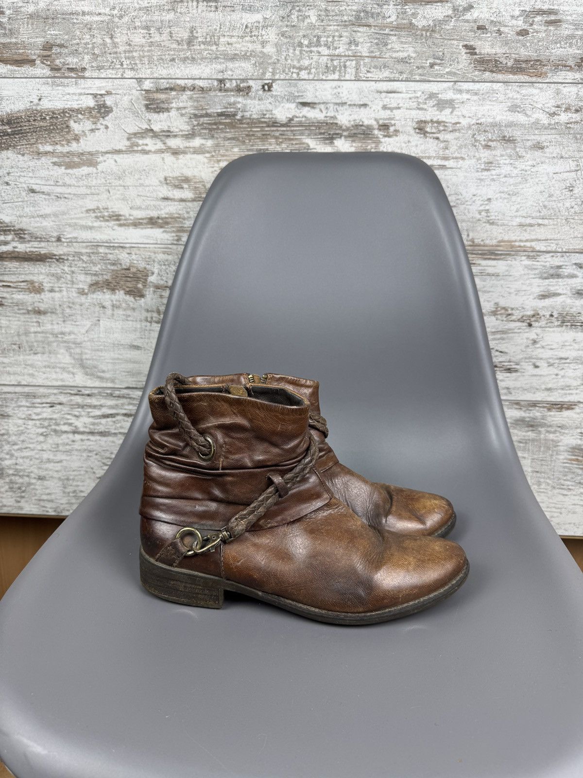 Vintage Vintage a.s.98 style leather boots sneakers size 40 as98 y2k Size US 7 / EU 40 - 8 Thumbnail