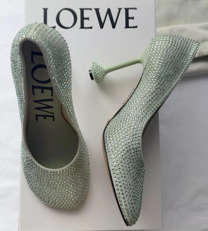 Loewe LOEWE Sheepskin Rheinsteiner Toy high heels Size US 7.5 / IT 37.5 - 1 Thumbnail