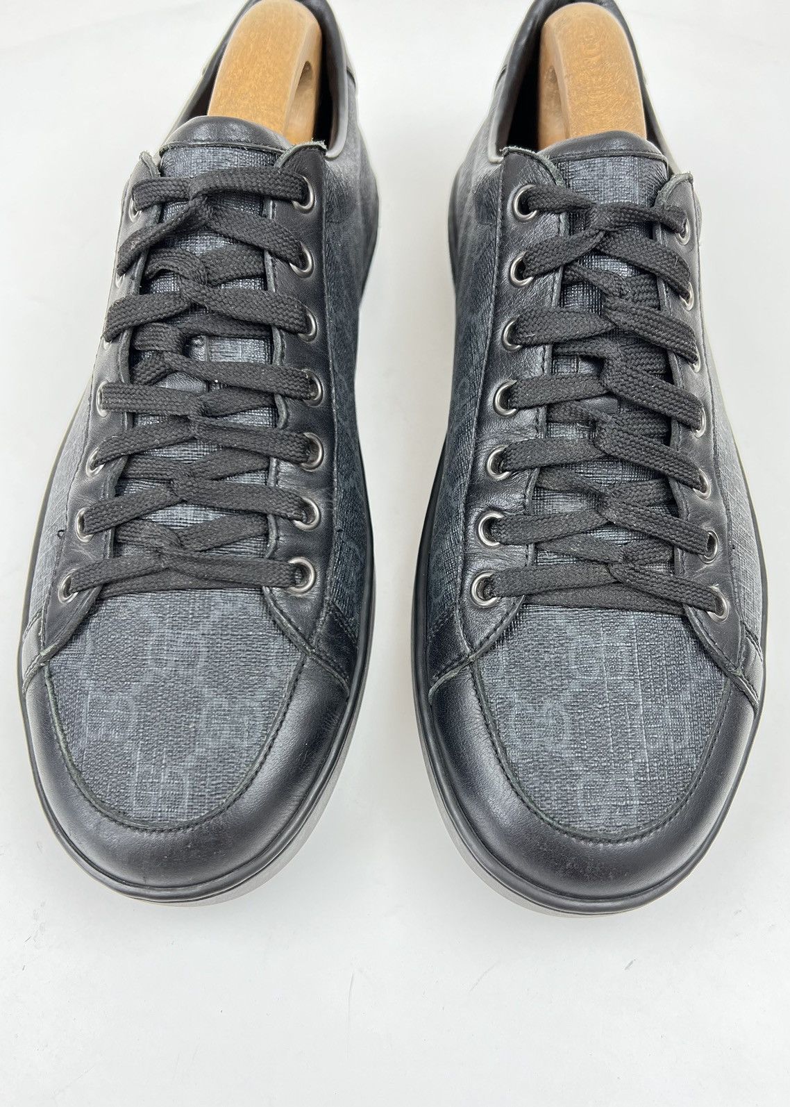 Gucci GUCCI Sneakers Low Top Leather Shoes BROOKLYN GG Monogram Size US 8 / EU 41 - 6 Thumbnail