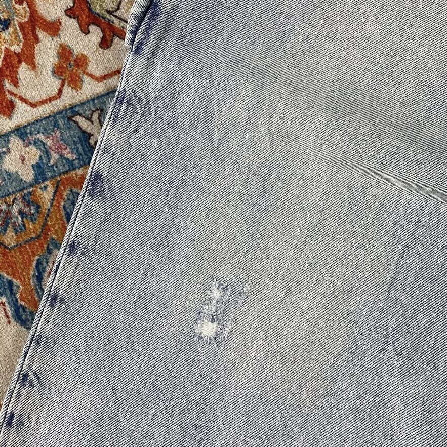 Zara Zara y2k style distressed jeans pants Size US 35 - 4 Thumbnail