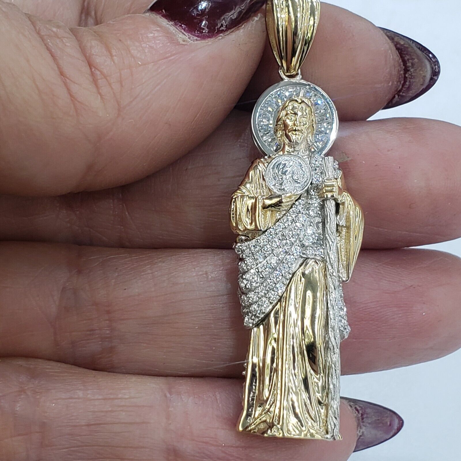 Other 3d Real 14k Gold Saint Jude judas Pendant charm Size ONE SIZE - 11 Thumbnail