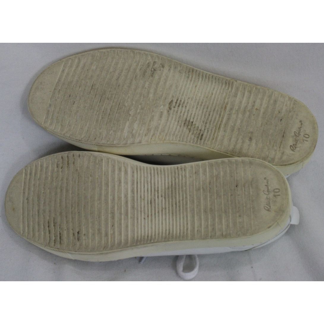 Robert Graham Robert Graham Sneakers Mens 10 White Leather Woven Toe Size US 10 / EU 43 - 12 Thumbnail