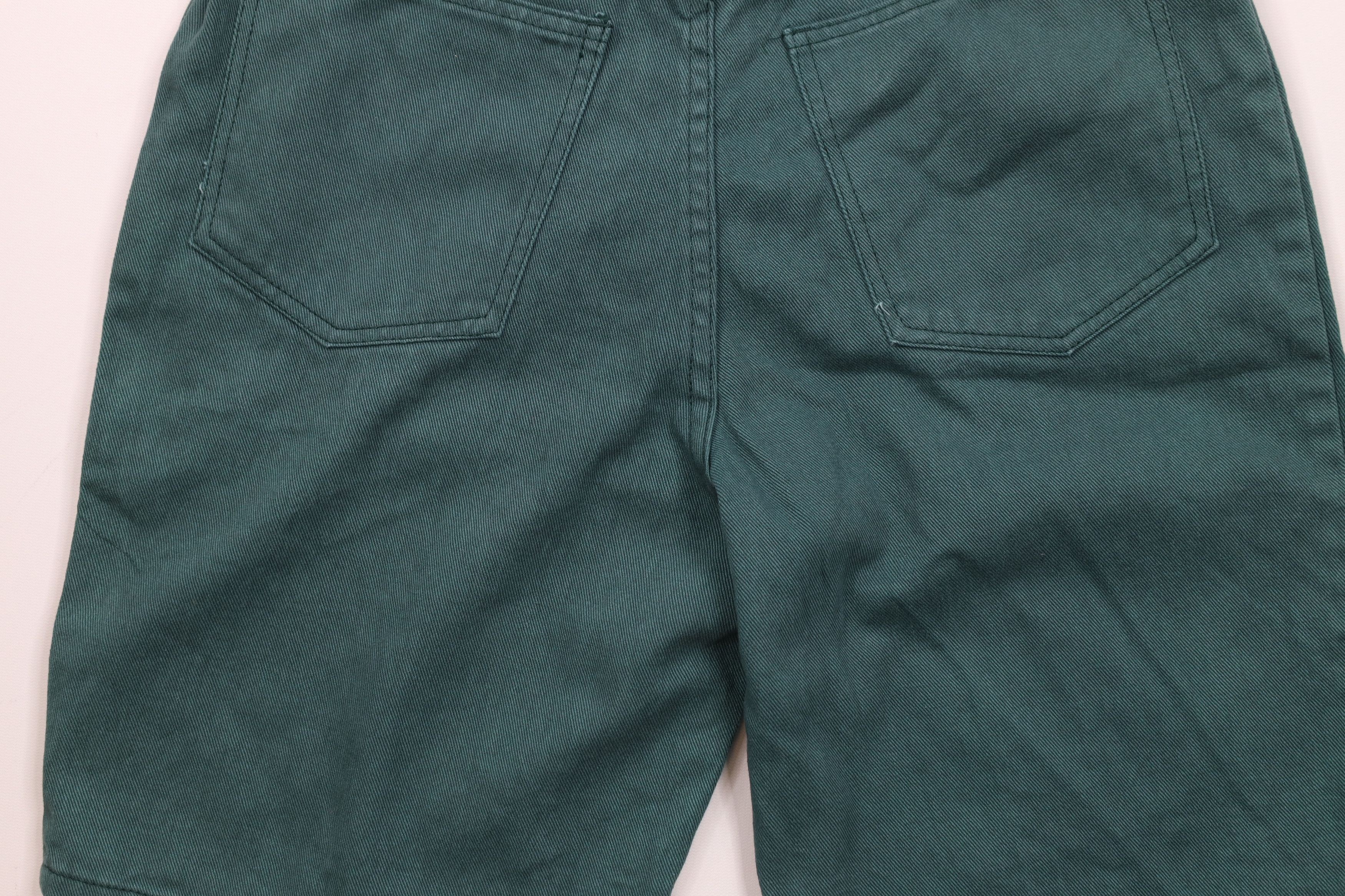 Vintage Deadstock Vintage 90s Streetwear Jean Shorts Jorts Green Size 34" / US 12 / IT 48 - 12 Thumbnail