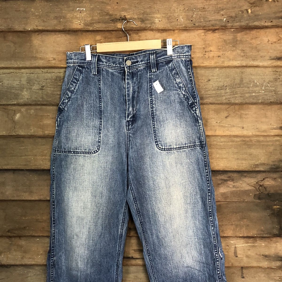 JW Anderson × Uniqlo Uniqlo X Jwanderson Blue Denim Pants #7380 Size US 28 / EU 44 - 2 Thumbnail