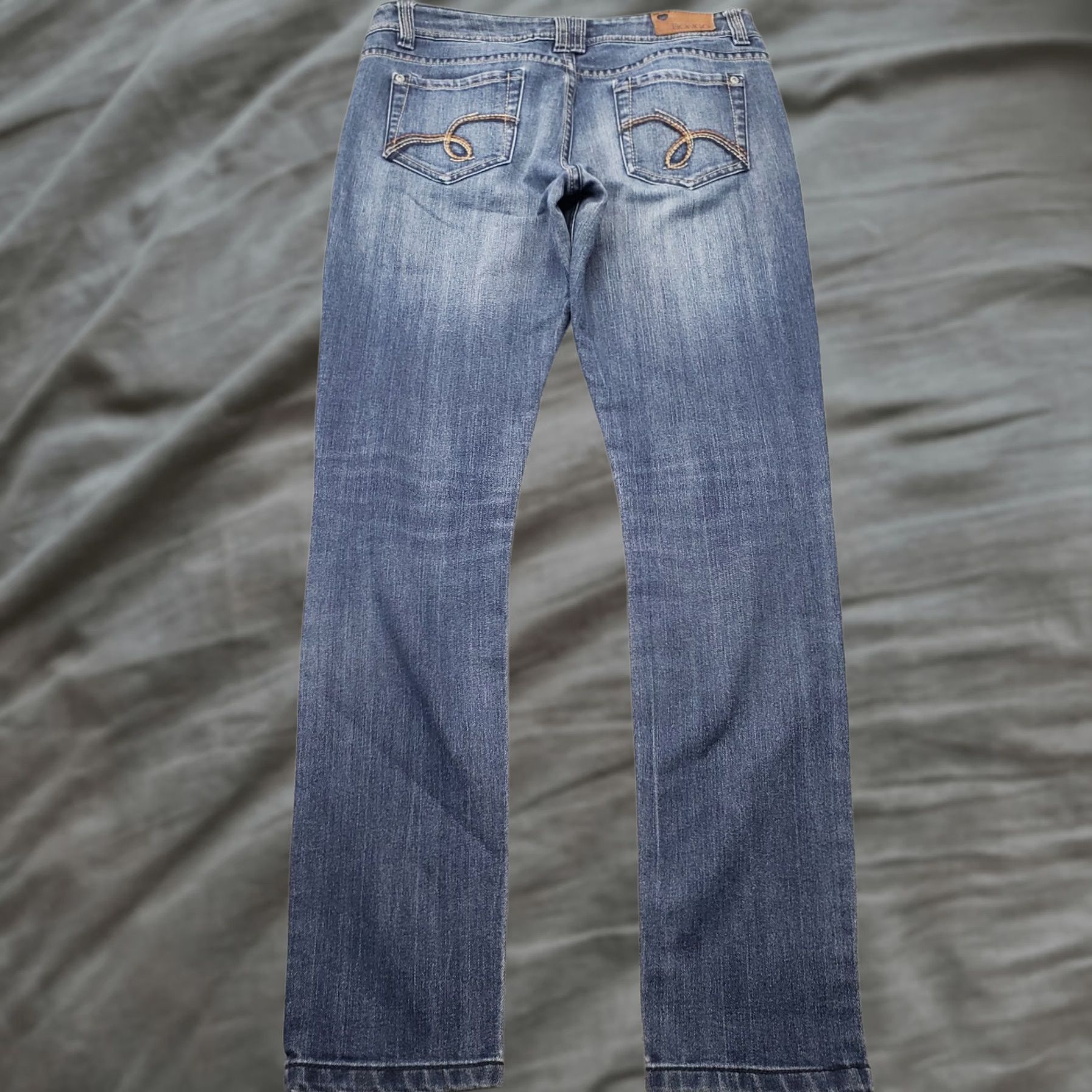 Vintage Bongo Jeans Womens 7 Blue Denim Faded Stretch Streetwear Ultra Skinny Researchers? Size 28" / US 6 / IT 42 - 1 Thumbnail