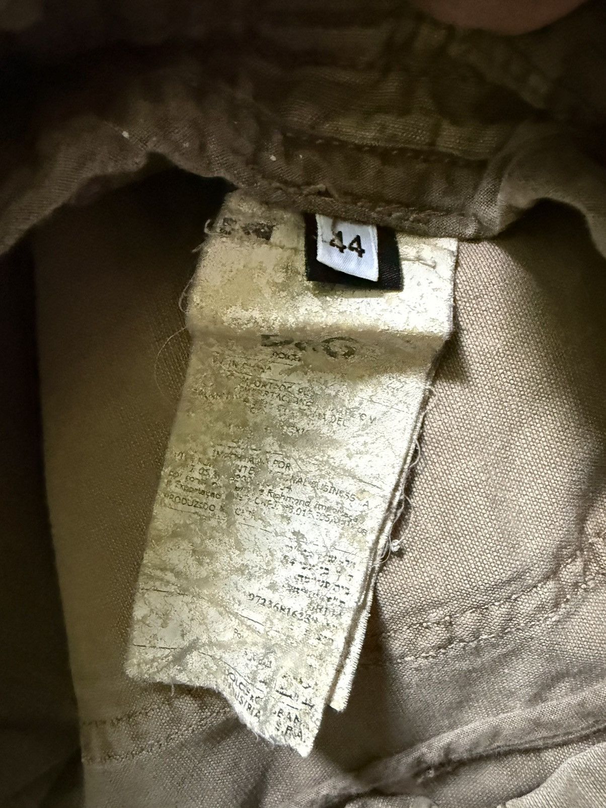 Dolce & Gabbana Archive 2003 D&G Dolce & Gabbana 18 Pocket Cargo Pants Rare Size US 32 / EU 48 - 12 Thumbnail